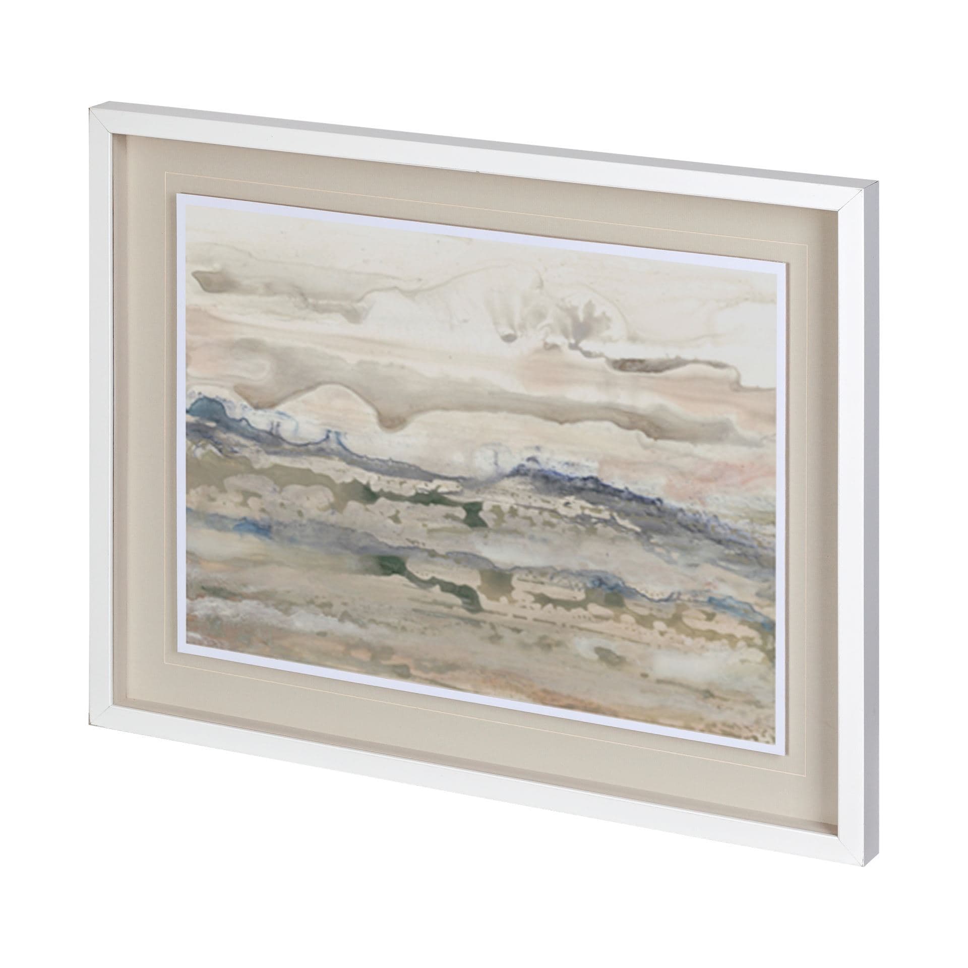 High Desert II by Renee Stramel a Hand Embellished Framed Art Print Matted under Glass — product photograph