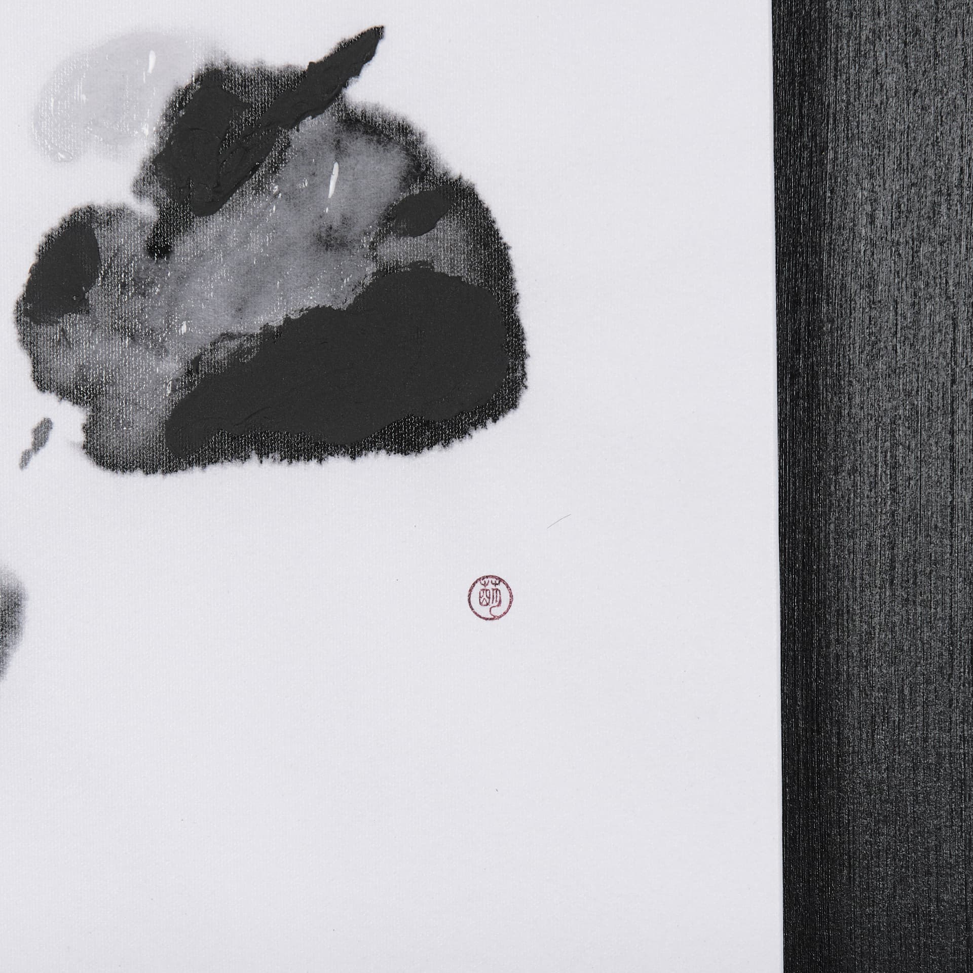 Peace Lily I by Mercana Studio a Hand Embellished Textured Framed Art Print — product photograph