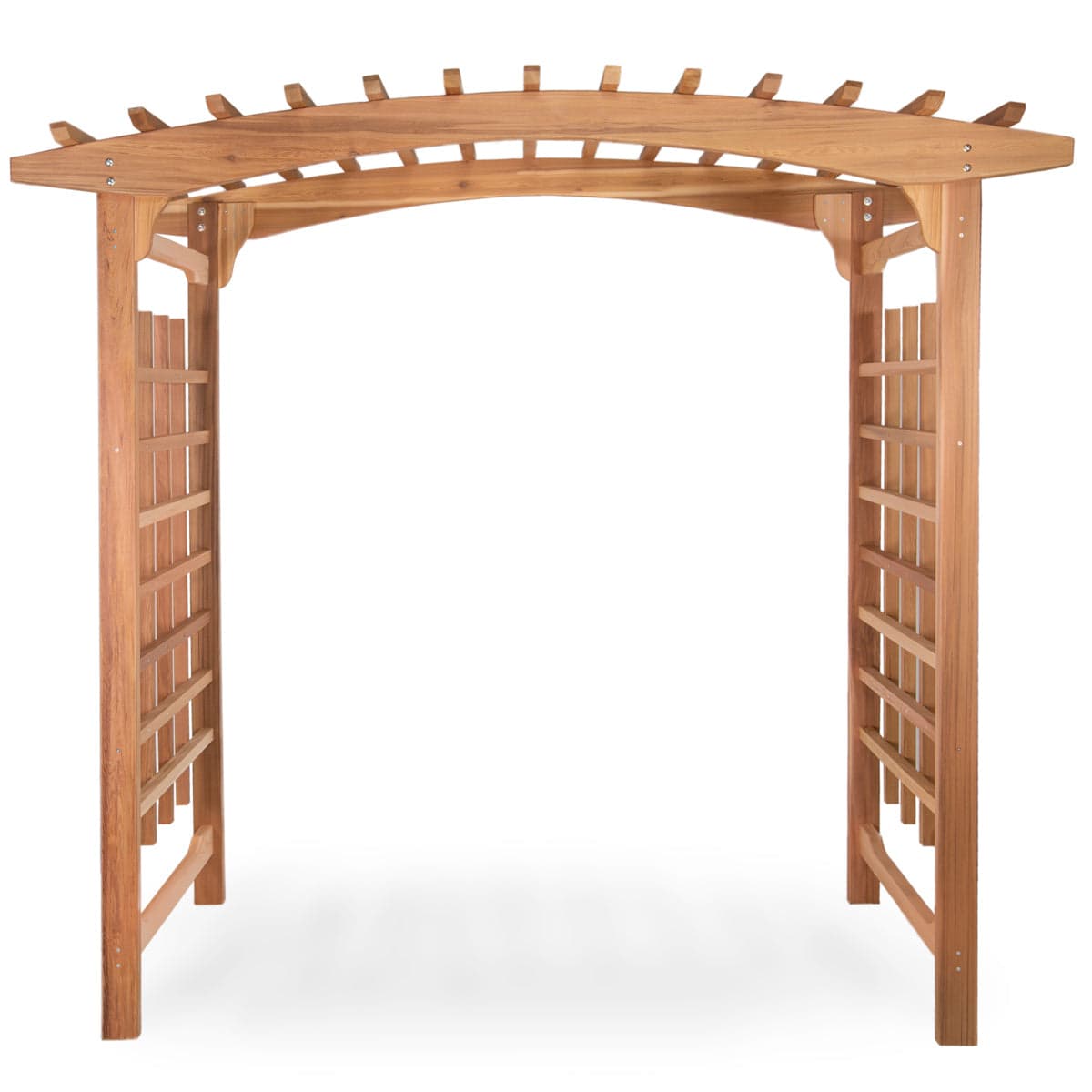 8-Ft Cedar Garden Wedding Arbor — product photograph
