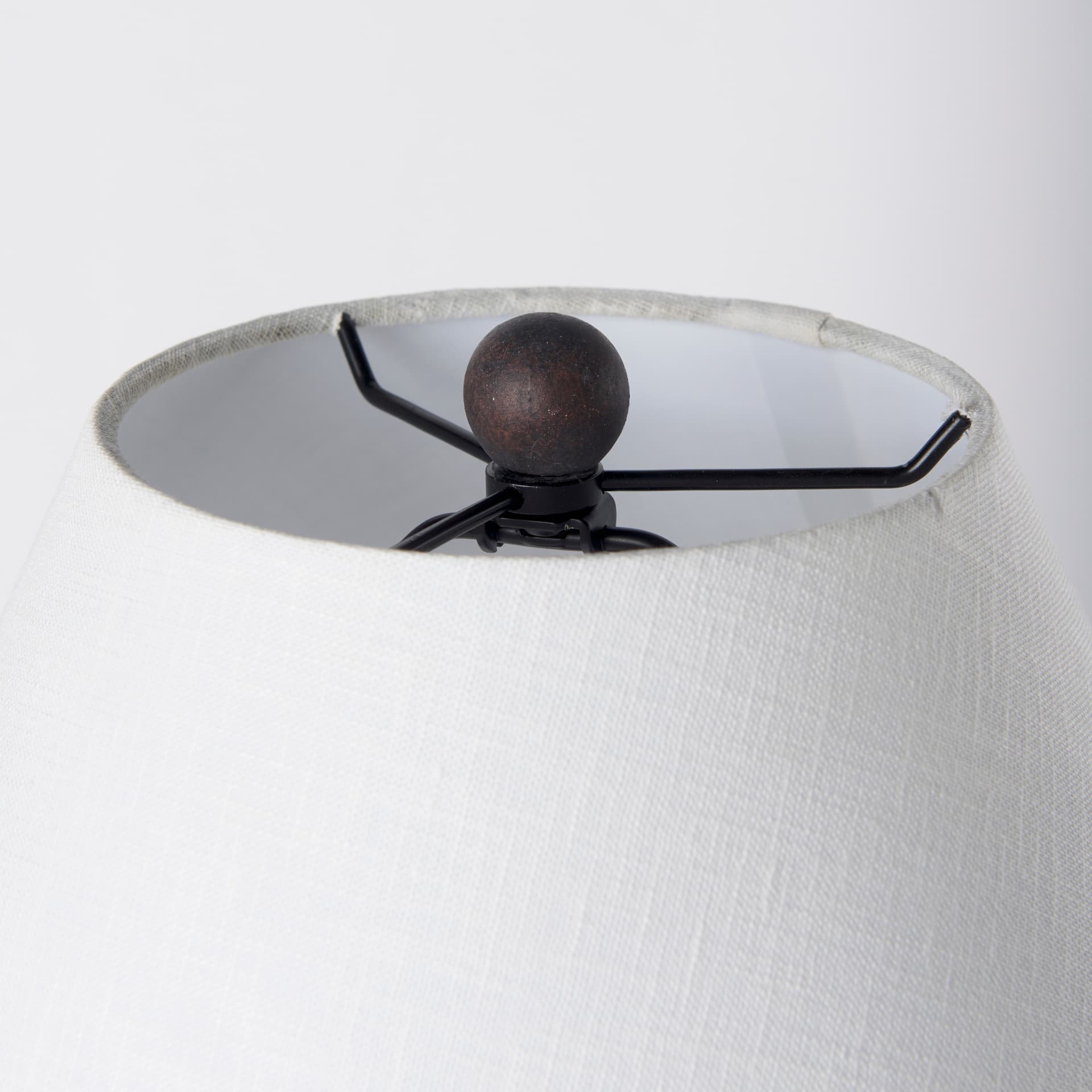 Marvin Black Ceramic Table Lamp — product photograph