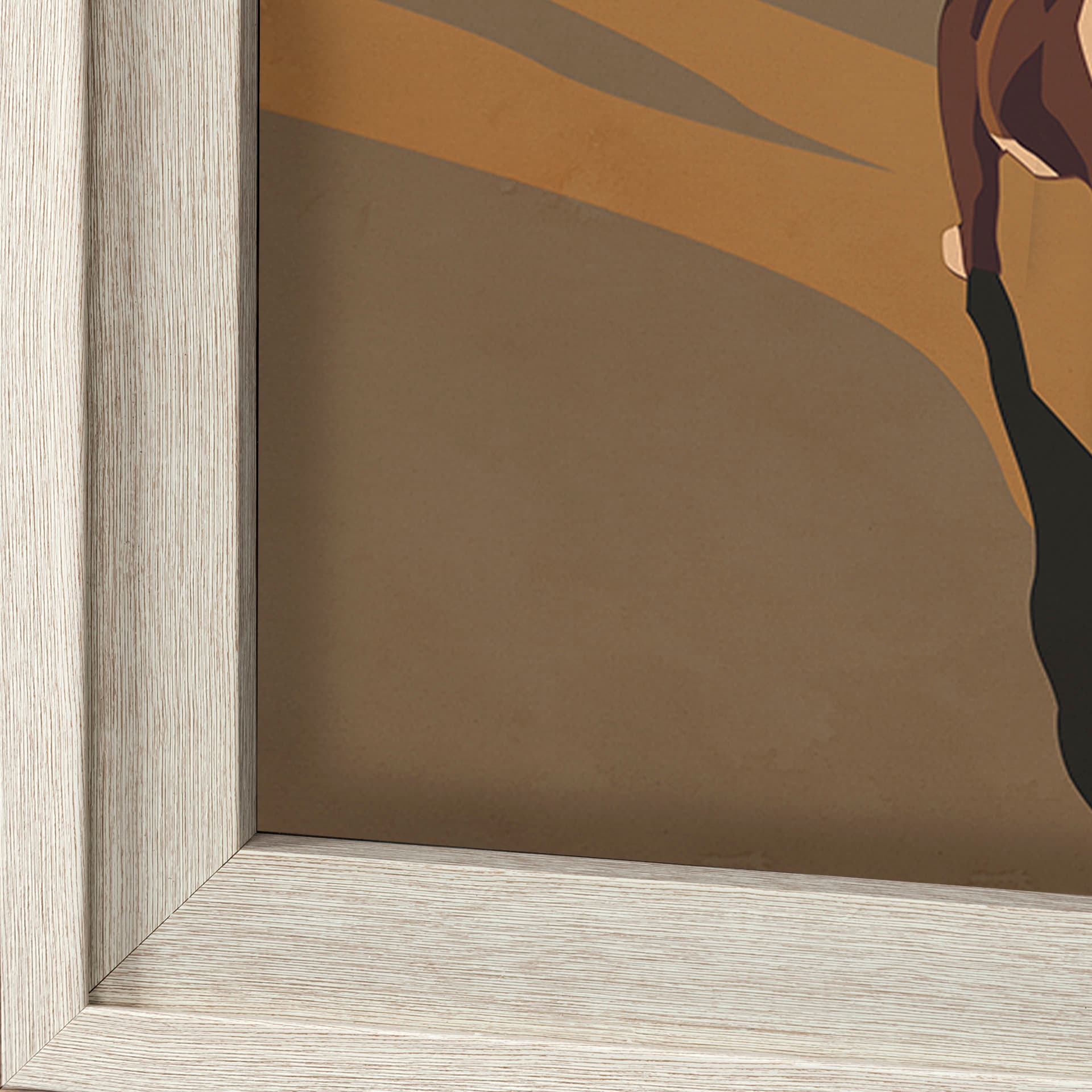 Oregon Go USA (XL) by Mercana Studio a Hand Embellished Decograph Framed Art Print under Glass — product photograph