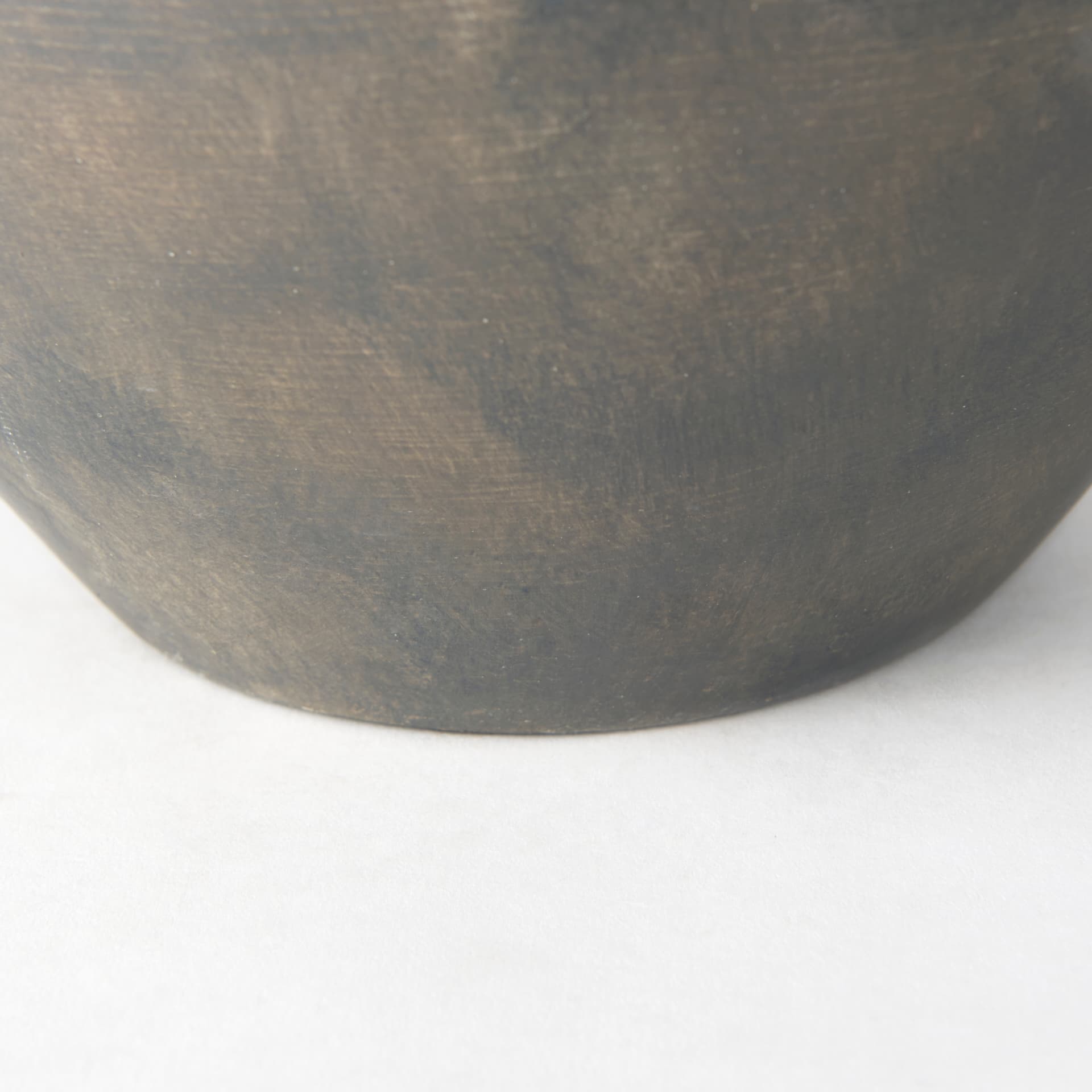 Kilian Short Brown-Gray Double Ear Vase — product photograph