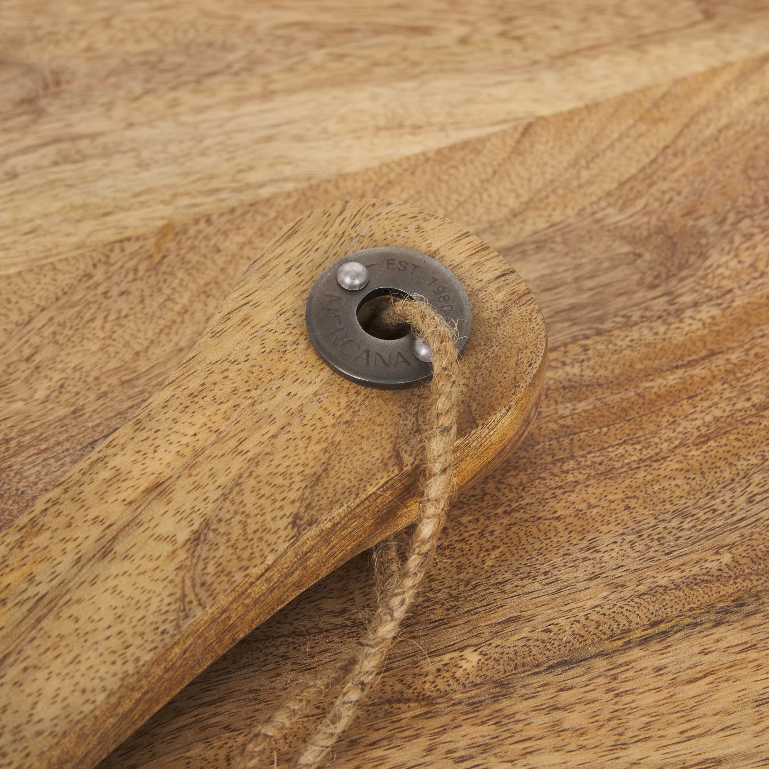 Karana Natural Solid Wood Round Serving Boards — product photograph
