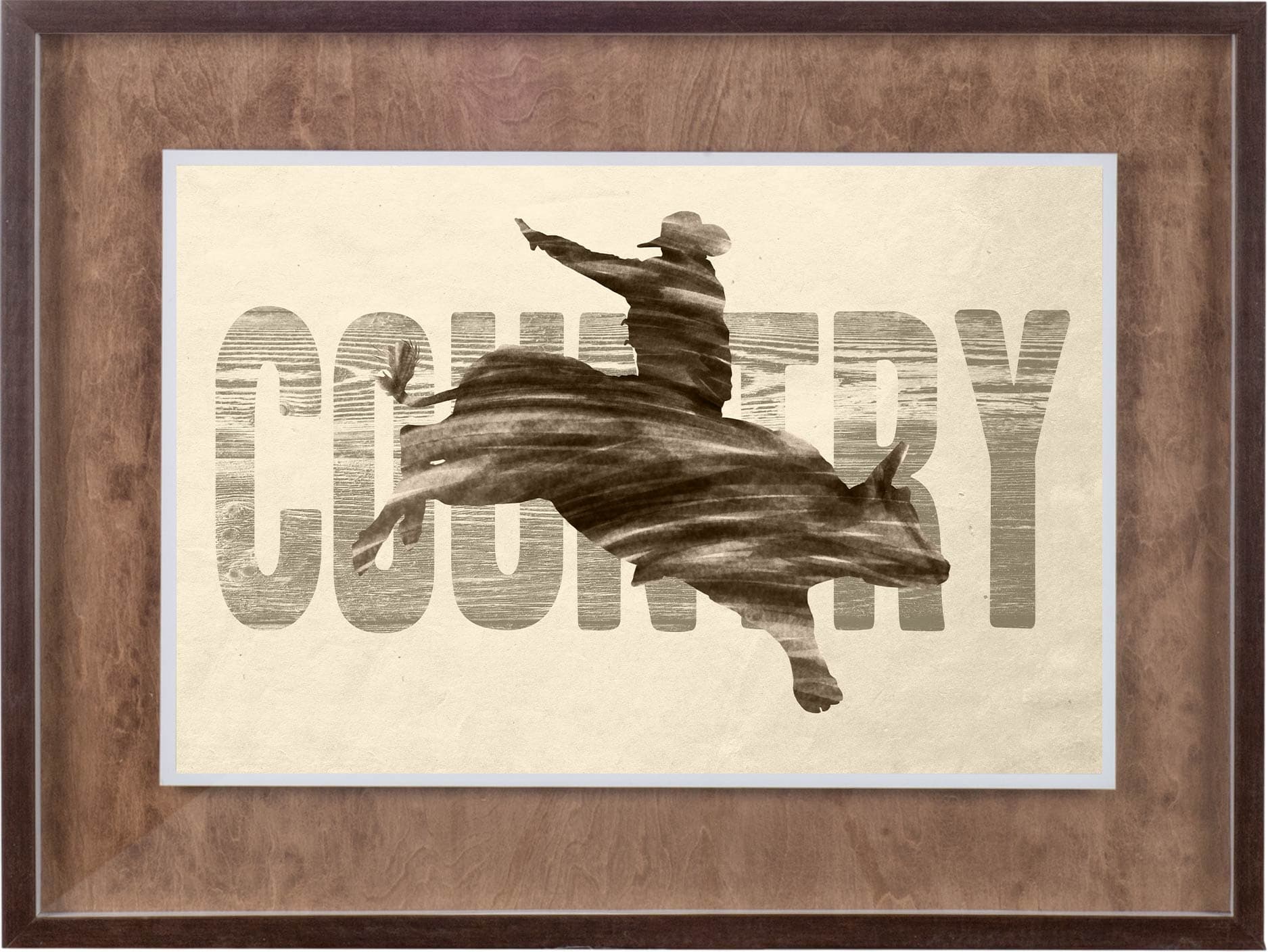 Country by THE Studio a Framed Art Print Matted under Glass — product photograph