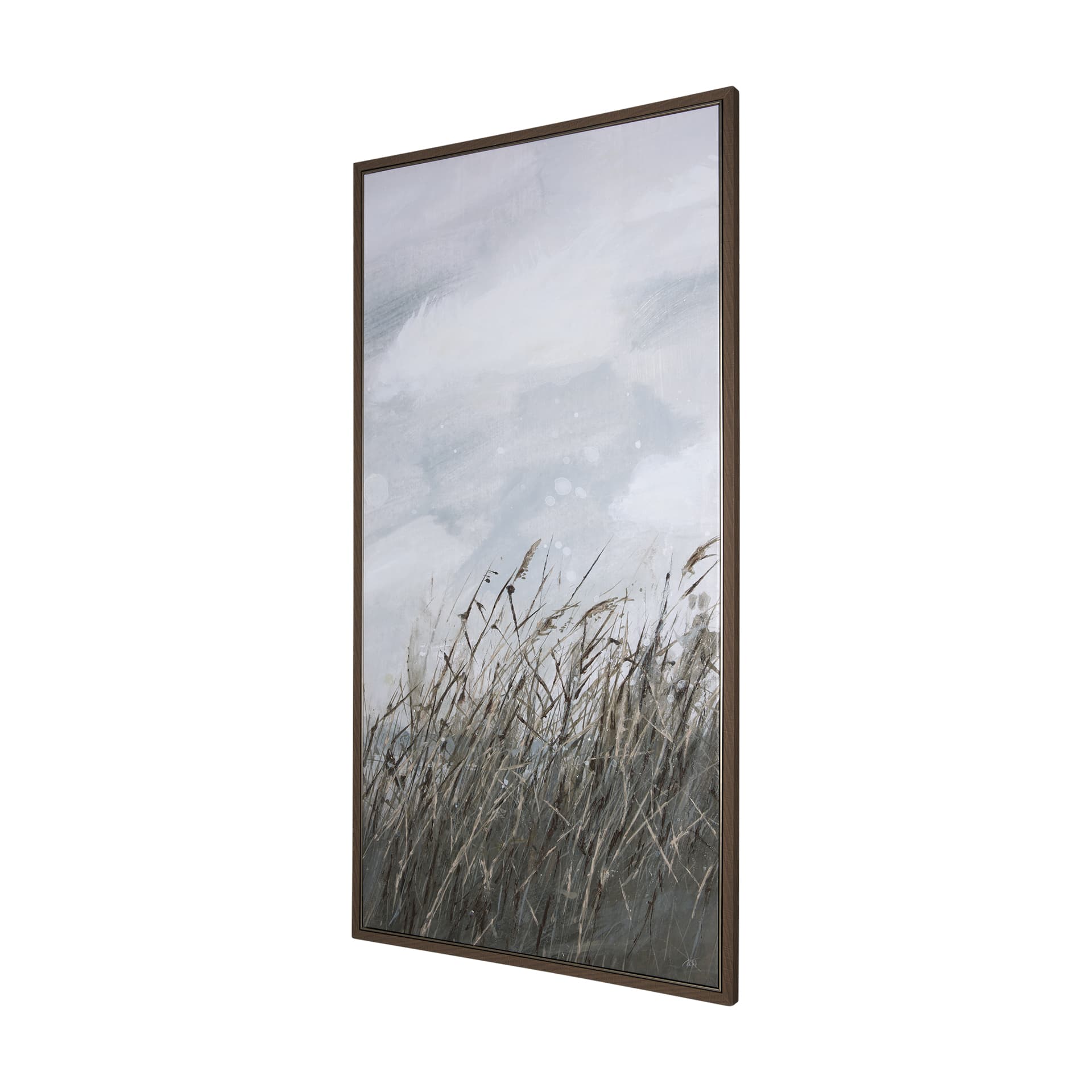 Chilly Breeze I by Mercana Studio a Hand Embellished Textured Framed Canvas — product photograph