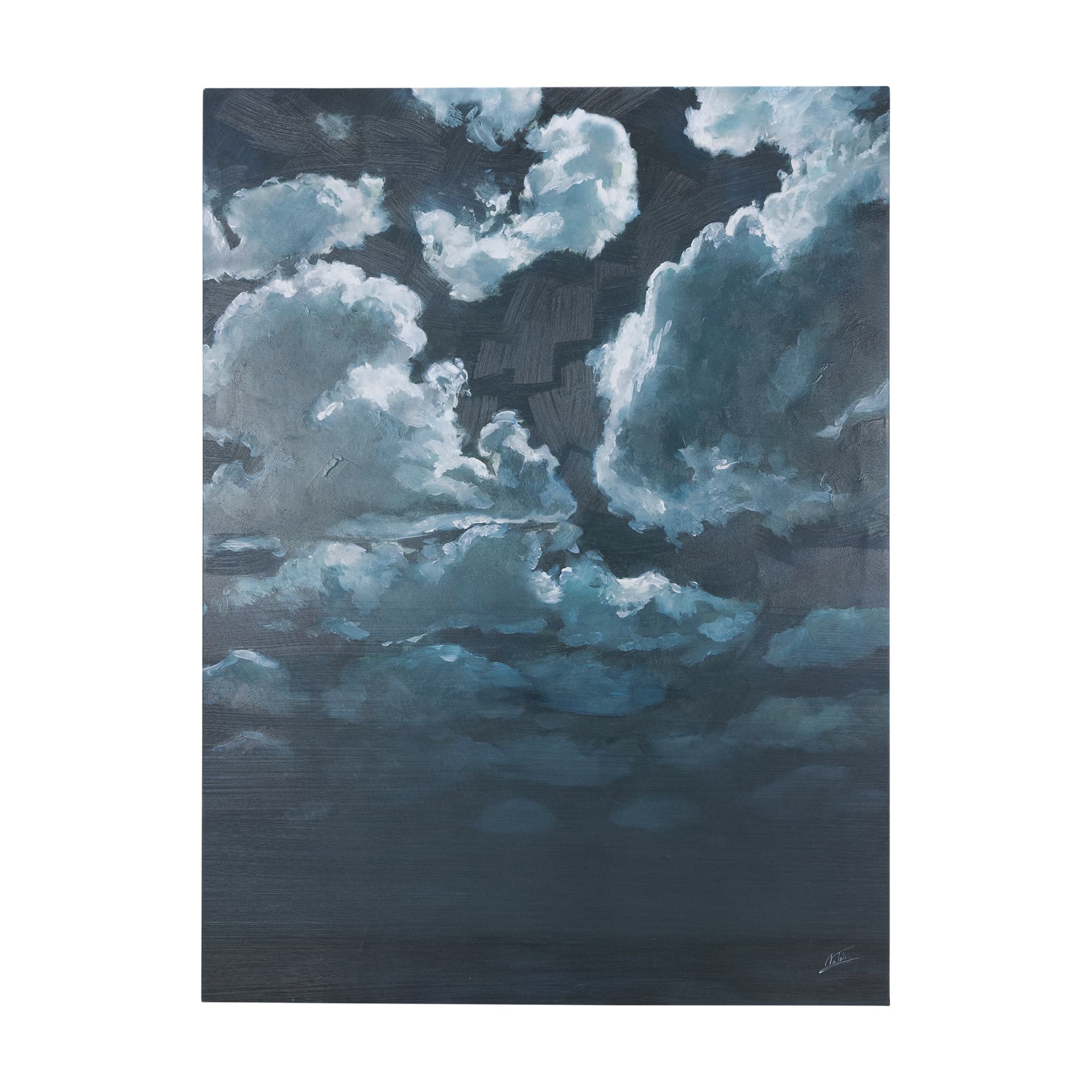 Night cloud II by Mercana Studio a Hand Embellished Textured Canvas — product photograph