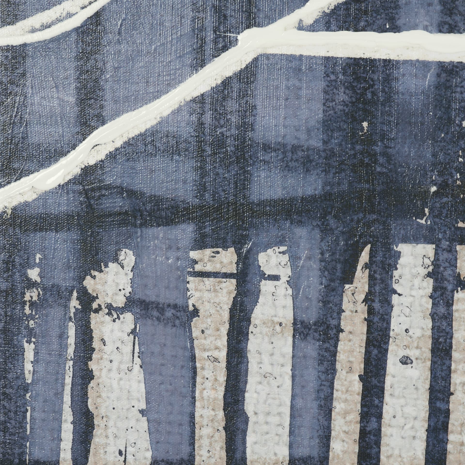 Intuition II by Mercana Studio Hand-Embellished Textured Framed Canvas Artwork — product photograph