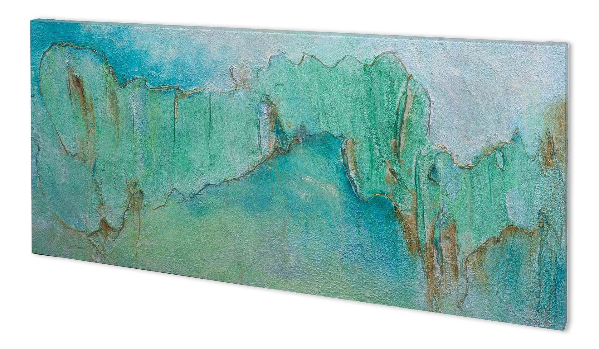 Break Through I by Sheila Finch a Hand Embellished Textured Canvas — product photograph