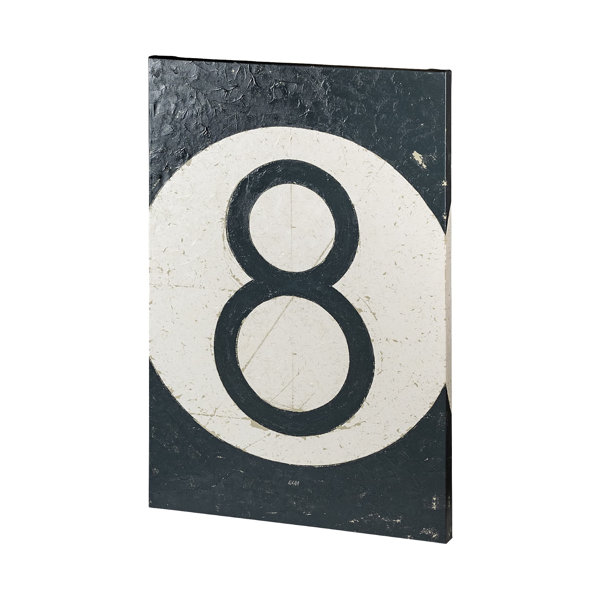 Value Collector 8 by Alarm a Hand Embellished Textured Canvas — product photograph