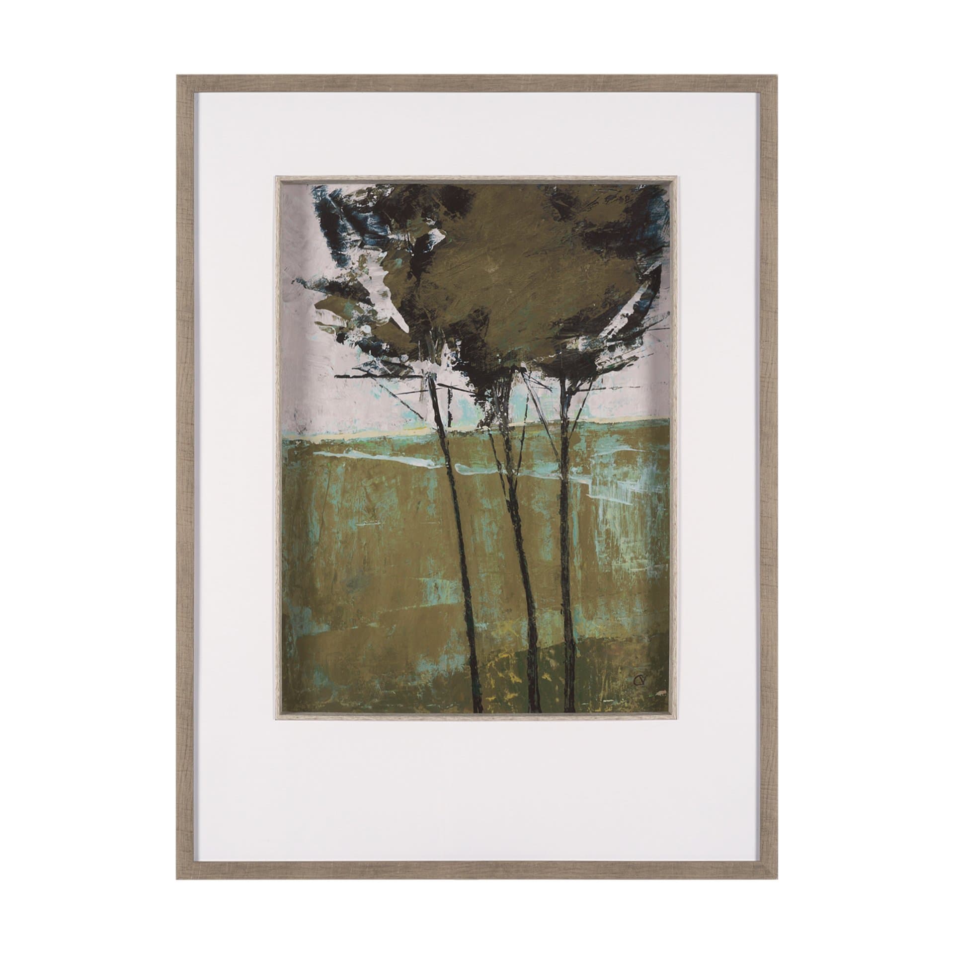 Majestic Canopy II by Mercana Studio Textured Framed Artwork Matted under Glass — product photograph