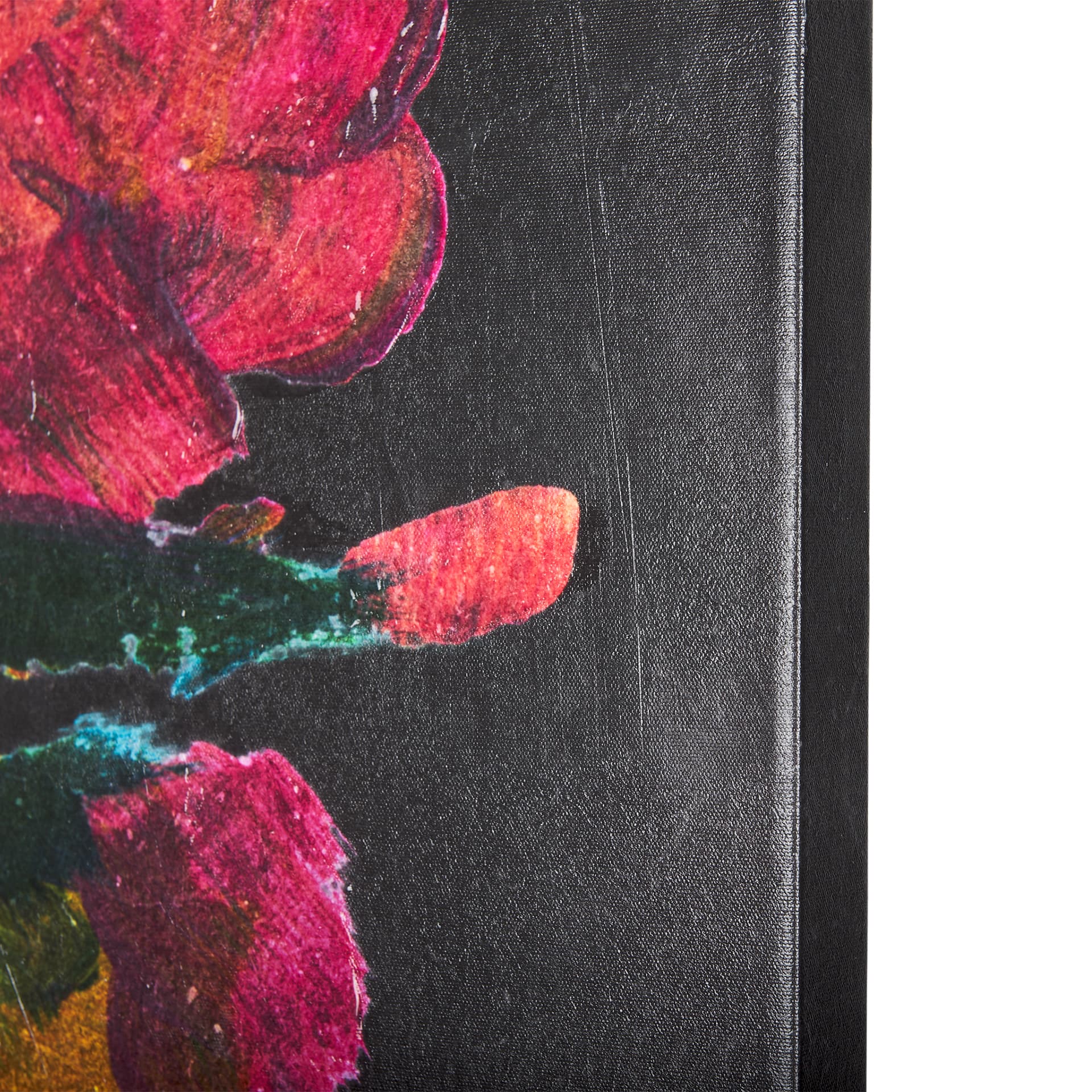 Midnight Flower II by Mercana Studio a Hand Embellished Textured Canvas — product photograph