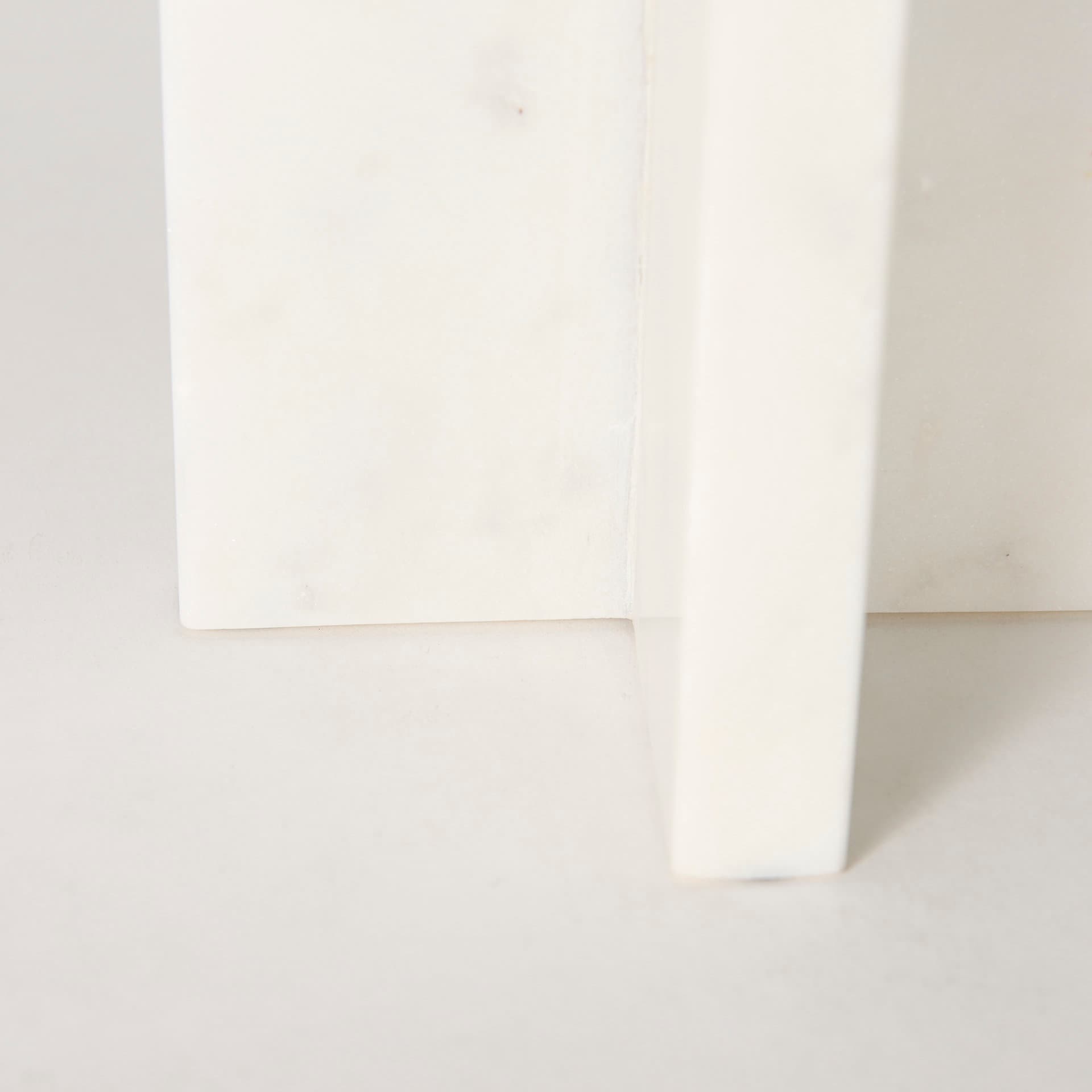 Sophia 5.5"L x 3.5"W x 10.5"H Marble Candle Holder Large — product photograph