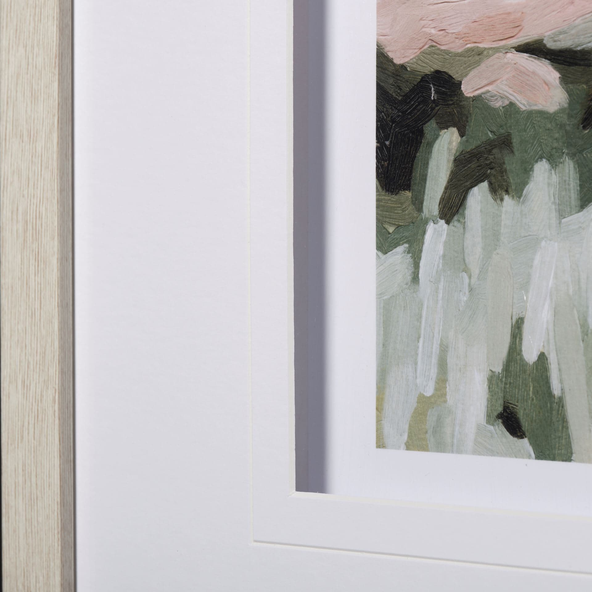 House on a Hill I by Emma Scarvey a Hand Embellished Textured Framed Art Print Matted under Glass — product photograph
