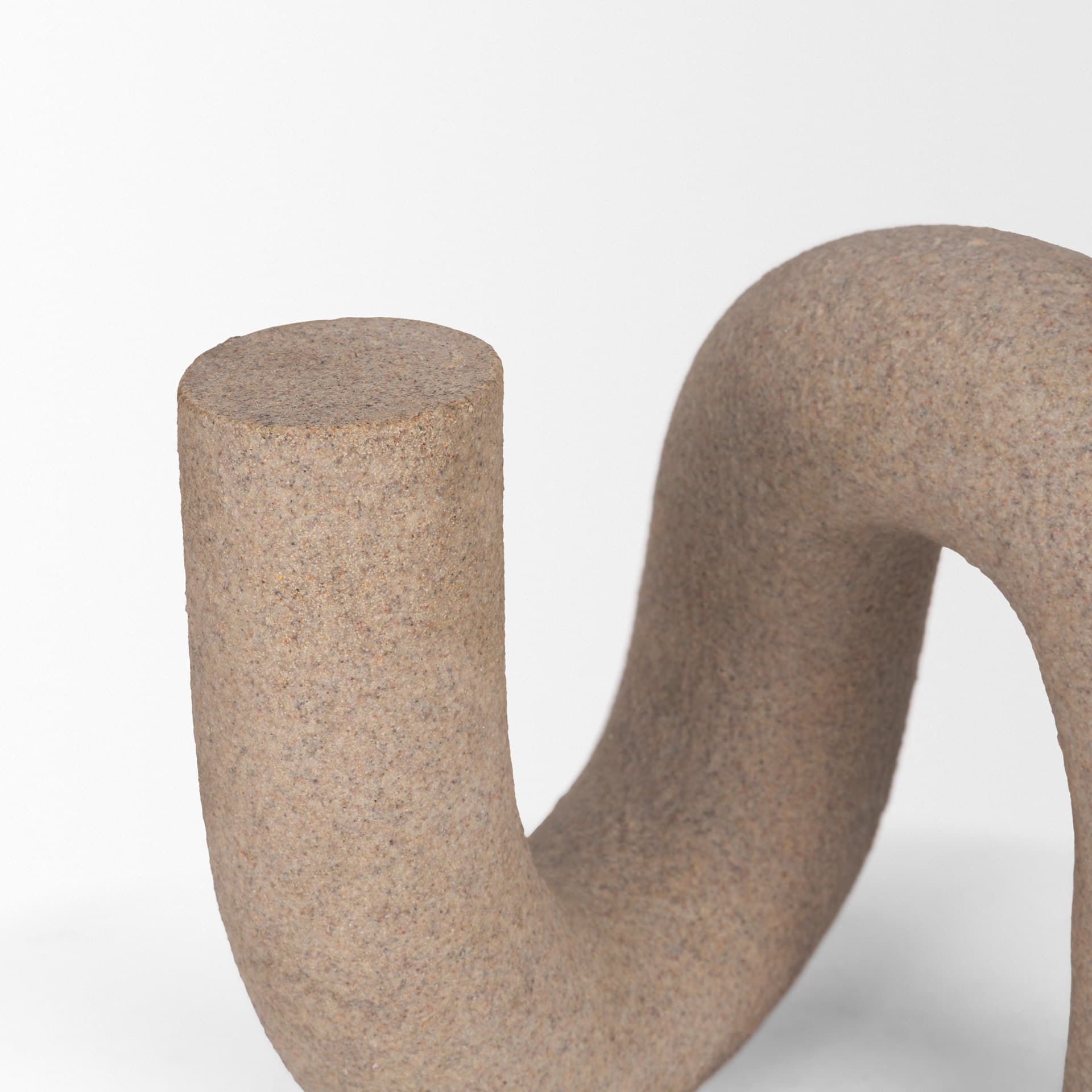 Kailas Resin Textured Sandstone Decorative Object — product photograph