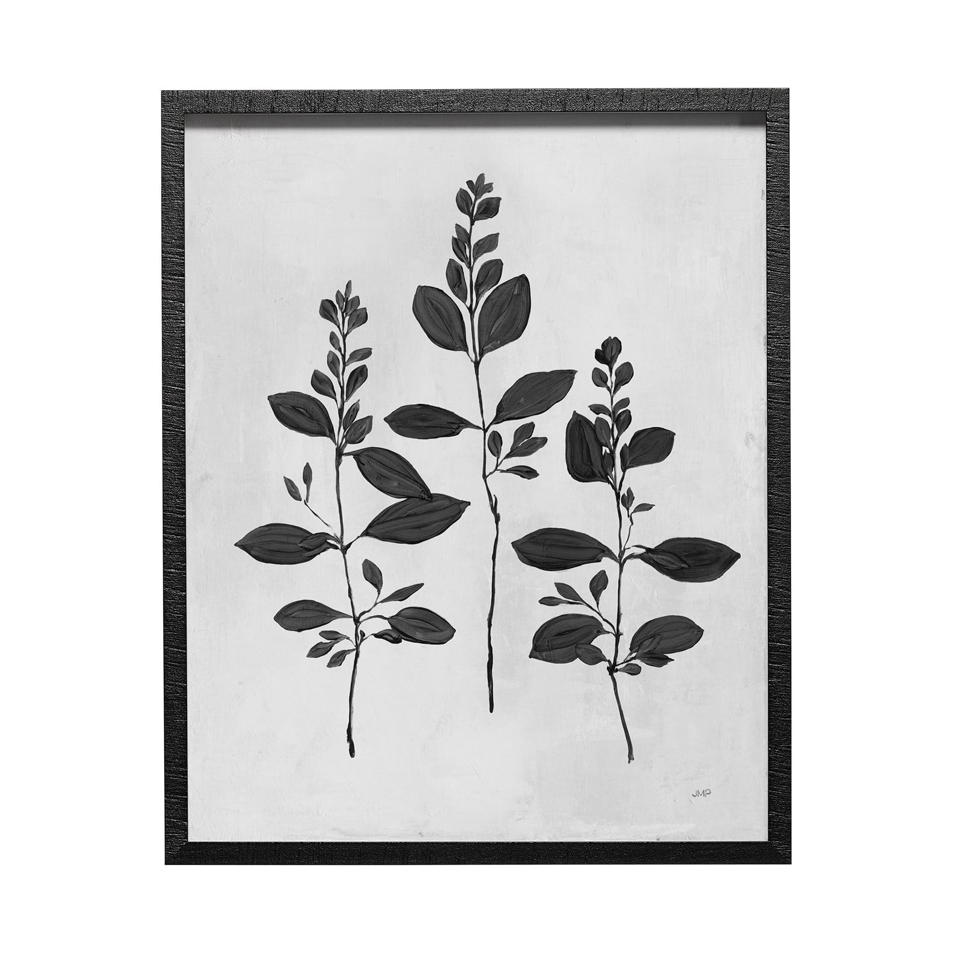 Botanical Study IV by Julia Purinton a Hand Embellished Textured Framed Art Print Matted under Glass — product photograph