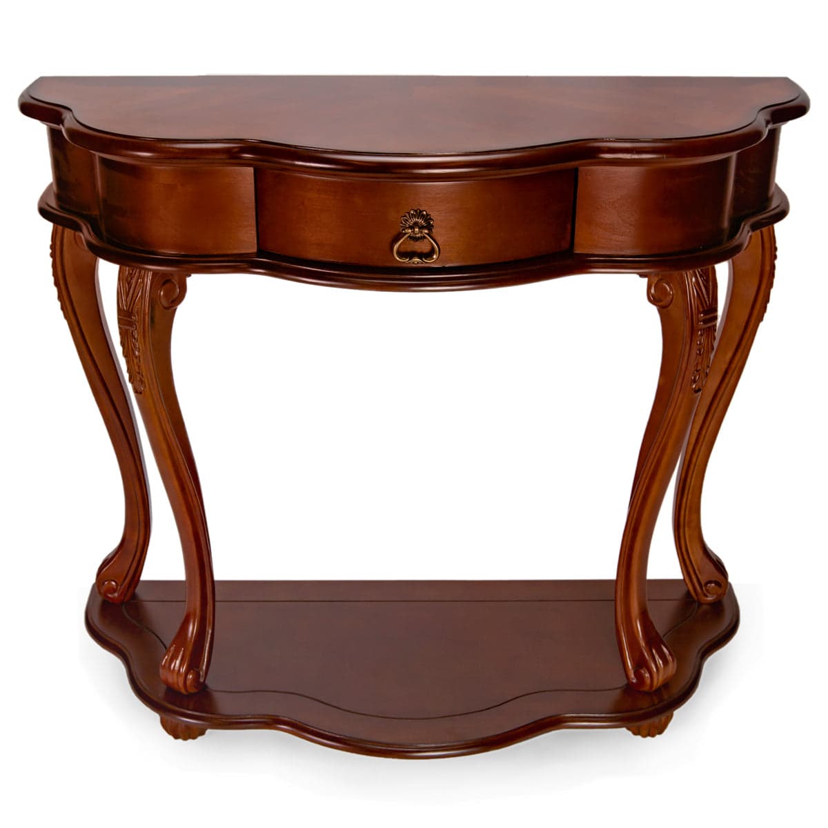 Console Old World Table Cherry Finish — product photograph