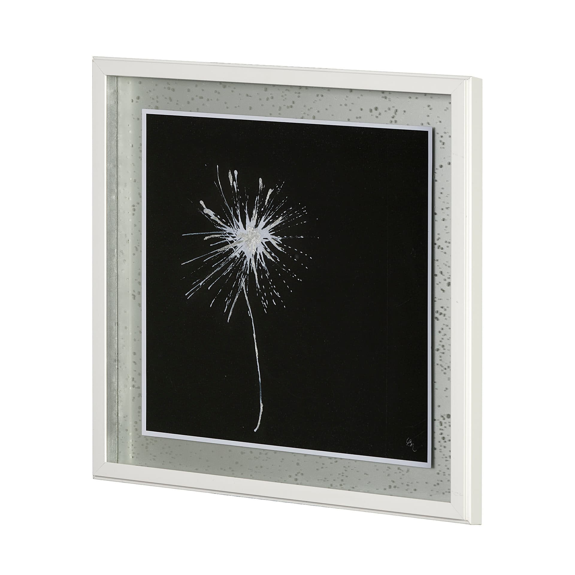 Flora II by Mercana Studio a Hand Embellished Textured Framed Art Print Matted under Glass — product photograph
