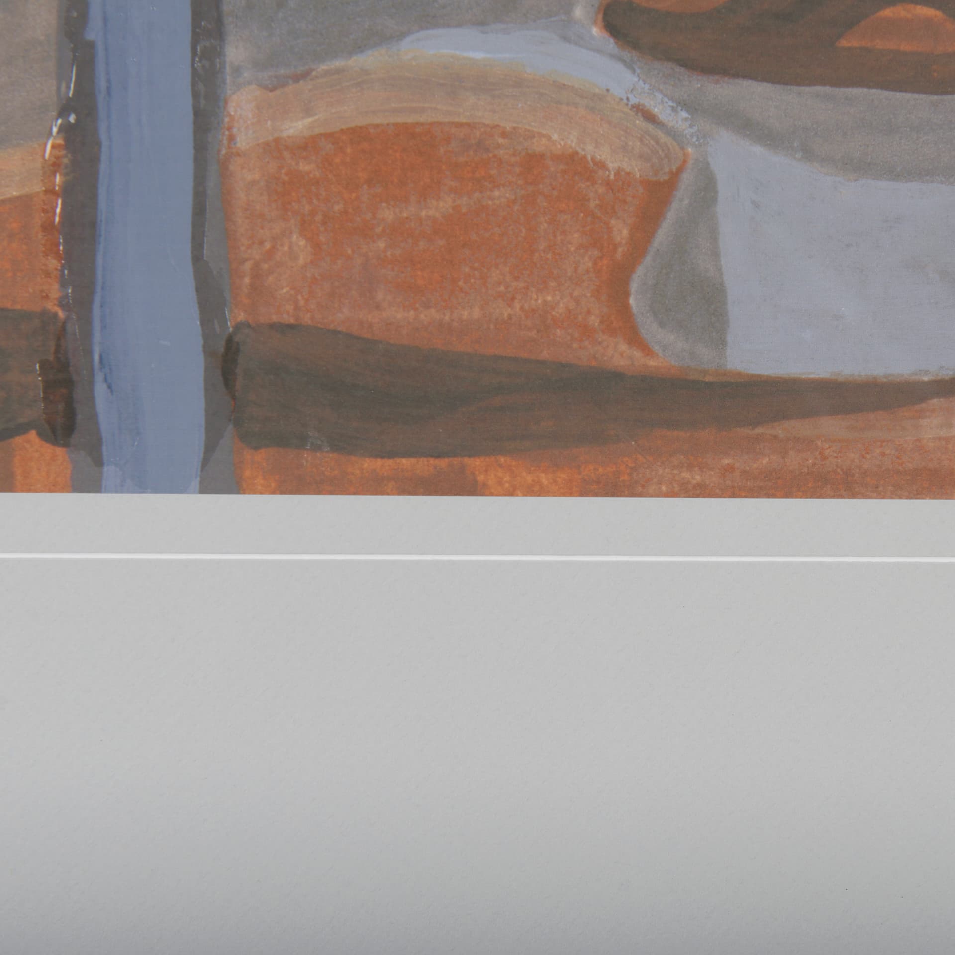 Gray Day by Mercana Studio a Hand Embellished Textured Framed Art Print Matted under Glass — product photograph