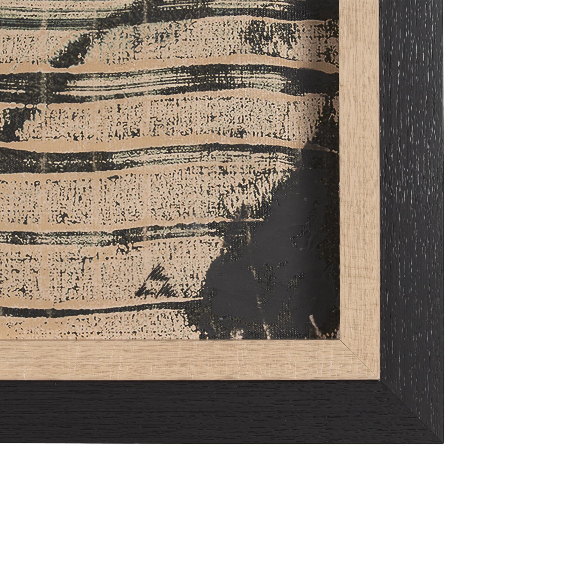 Vertical Horizons by Mercana Studio a Hand Embellished Textured Framed Art Print — product photograph