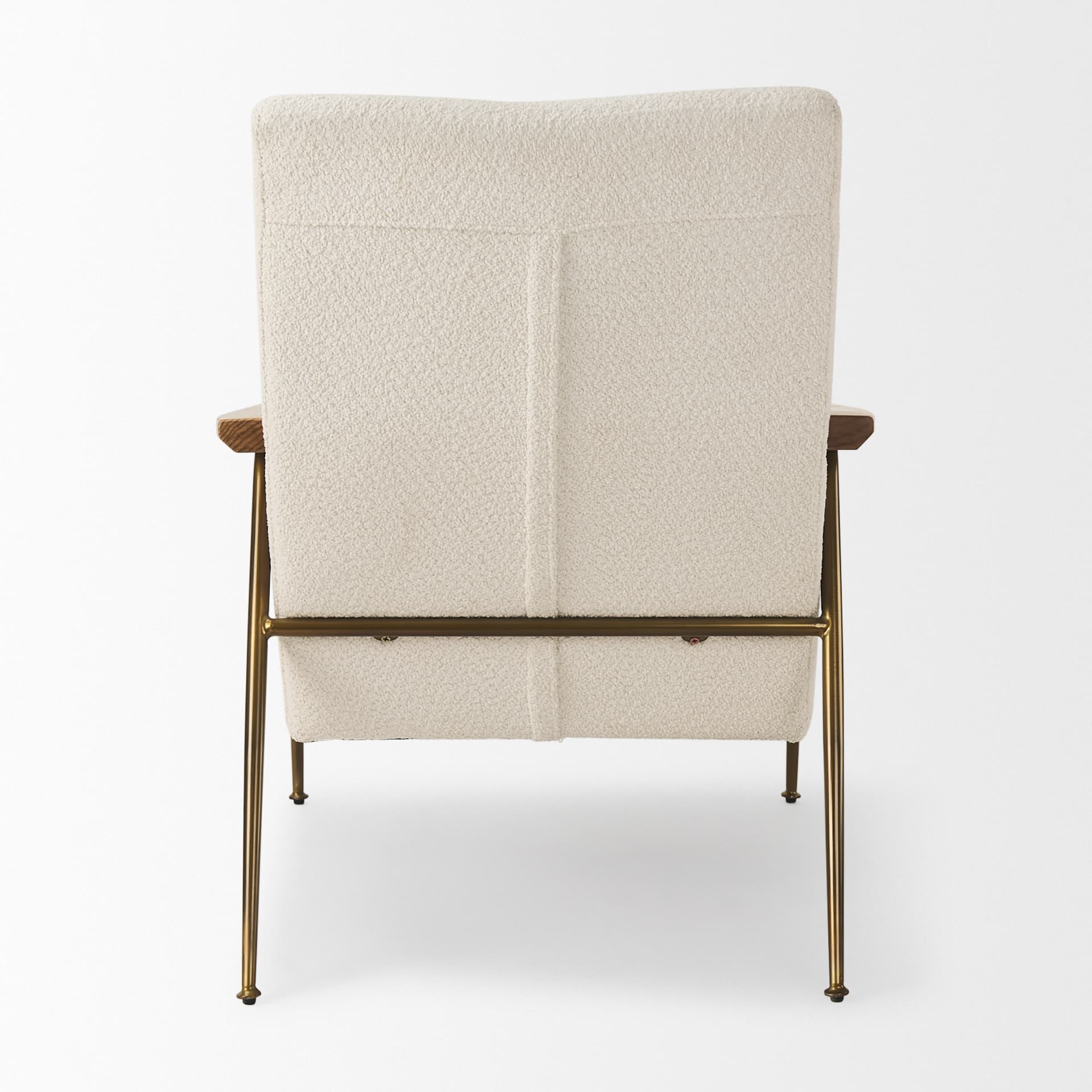 Grosjean Cream Boucle Accent Chair — product photograph
