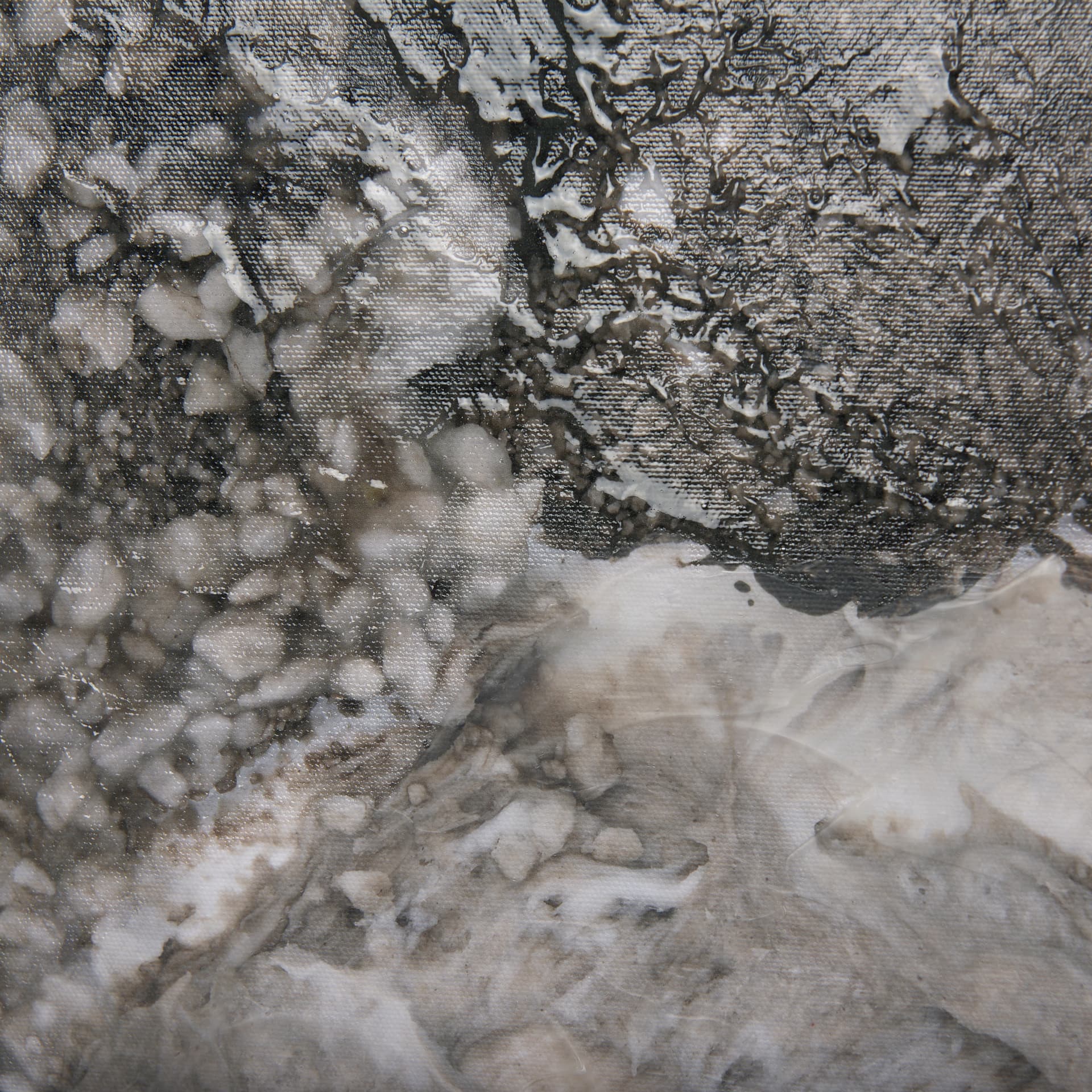 Mudslide III by Mercana Studio a Hand Embellished Textured Canvas — product photograph