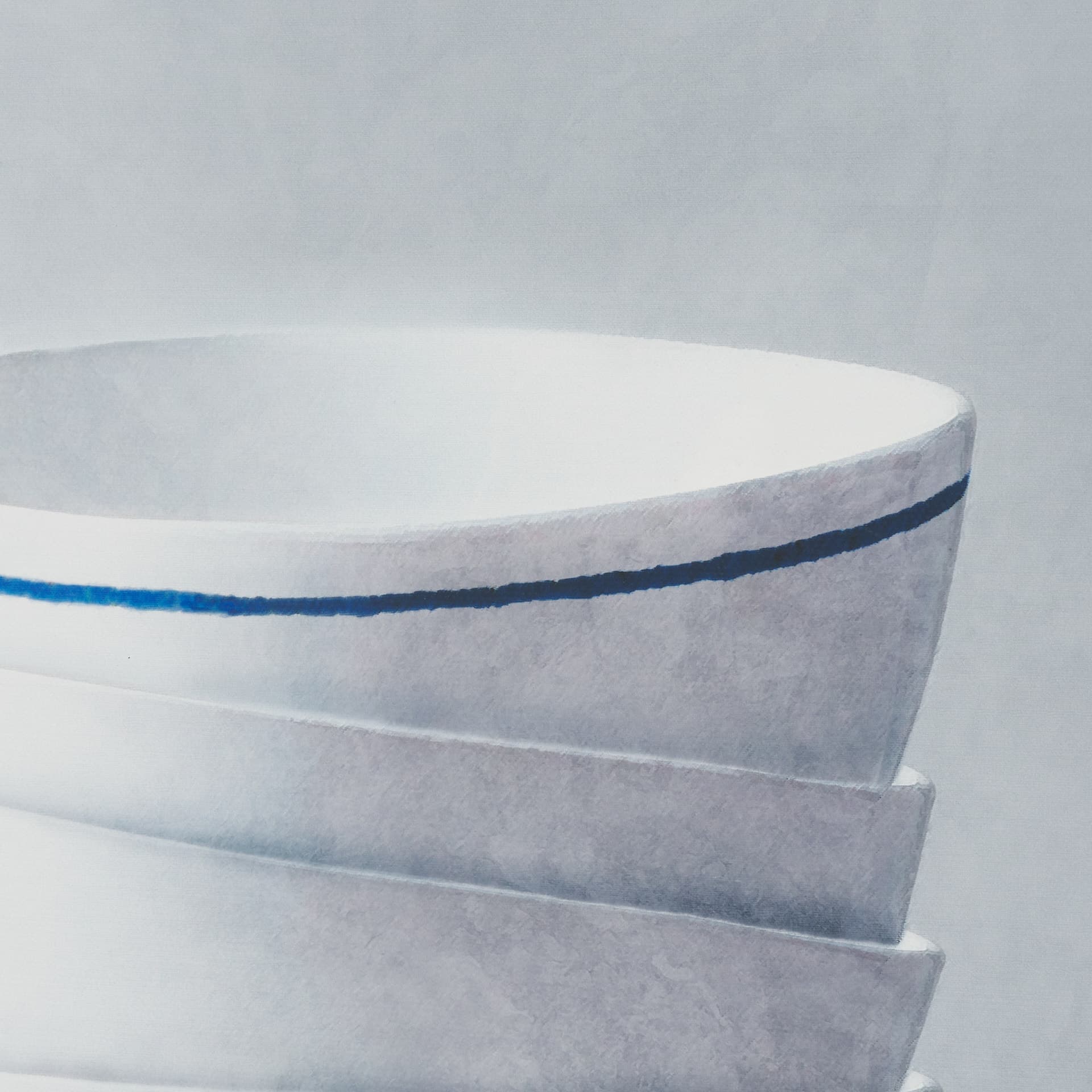 Two Artisan Bowls by Mark Chandon a Framed Art Print Matted under Glass — product photograph