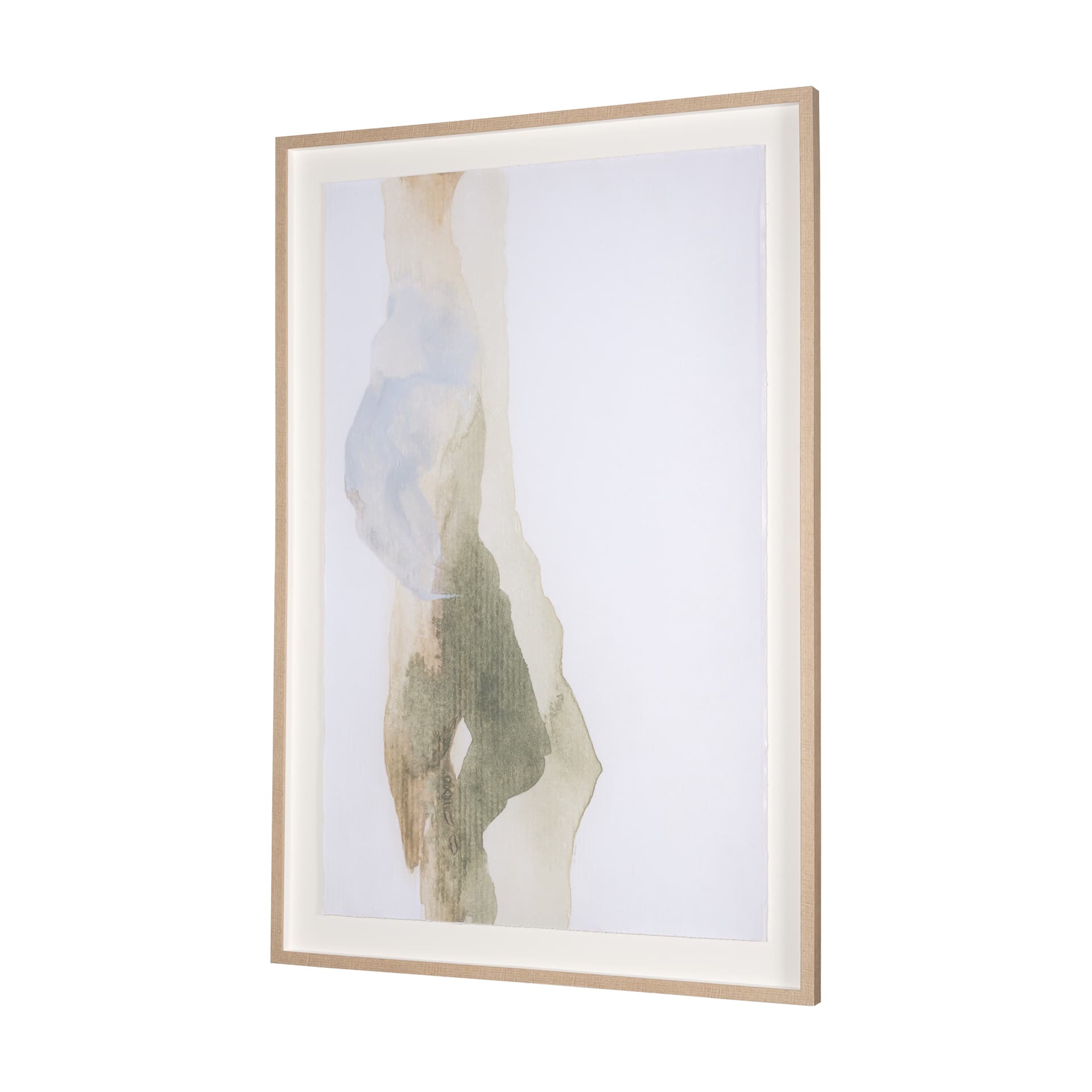 Can you Feel the Peace by Ira Havuka a Hand Embelished Textured Framed Art Print Matted under Glass — product photograph