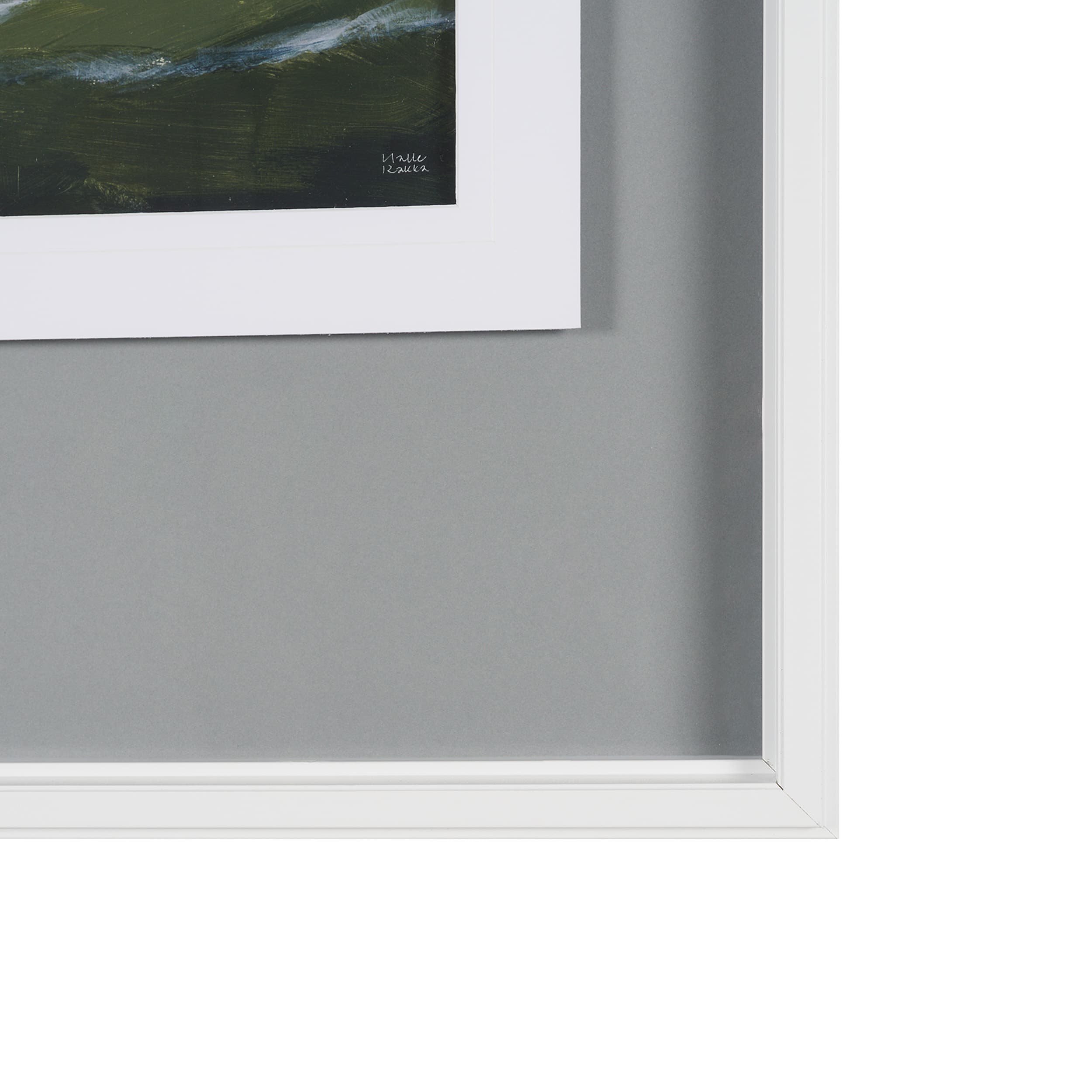 Sunrise Valley I by Mercana Studio a Hand Embellished Textured Framed Art Print Matted under Glass — product photograph