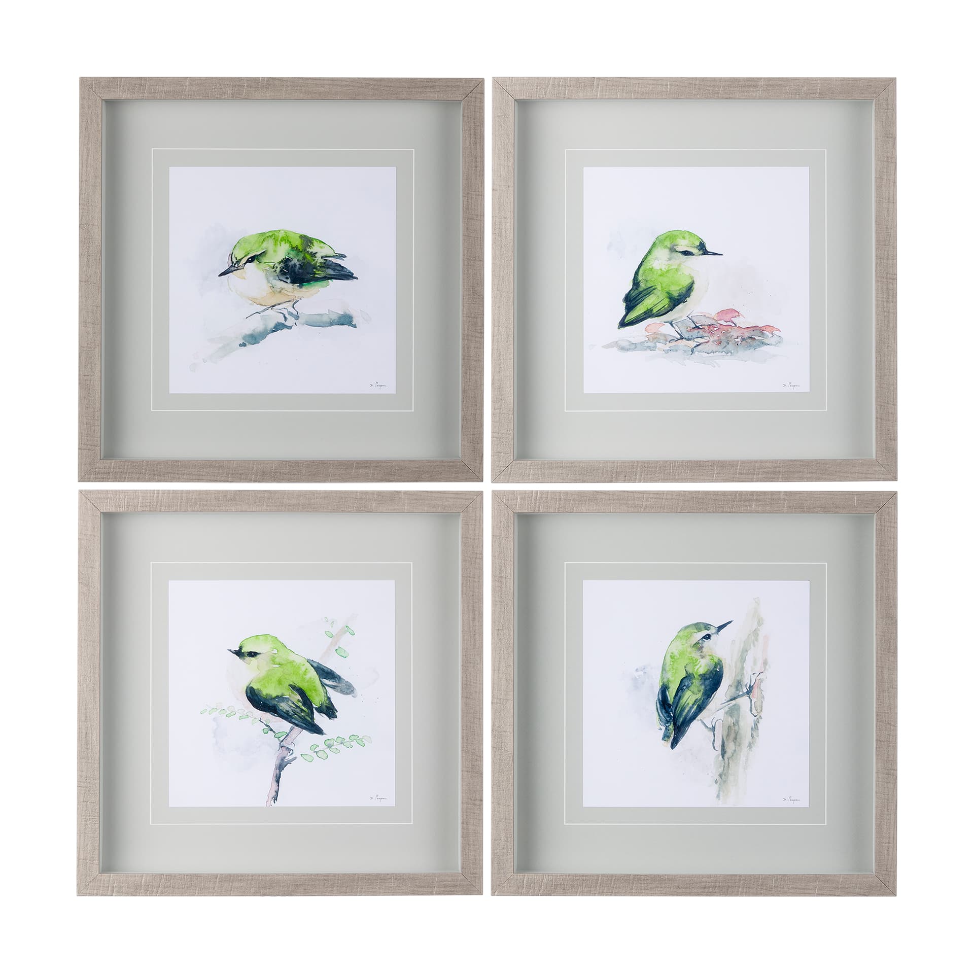 Rifleman III by Mercana Studio a Hand Embellished Textured Framed Art Print Matted under Glass — product photograph
