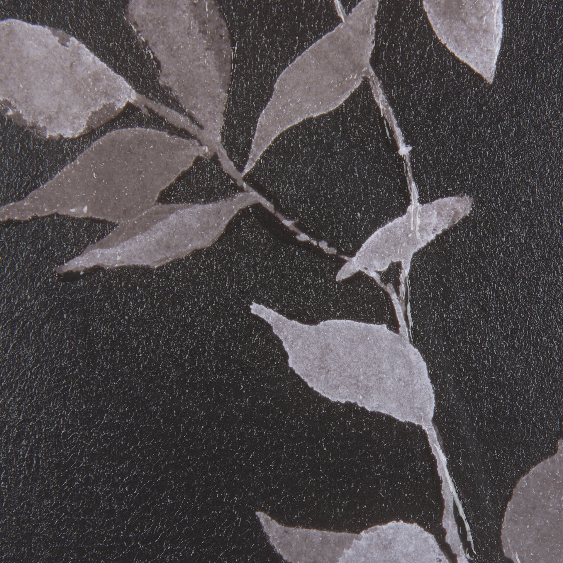 Night Leaves III by Mercana Studio a Hand Embellished Textured Framed Art Print Matted under Glass — product photograph
