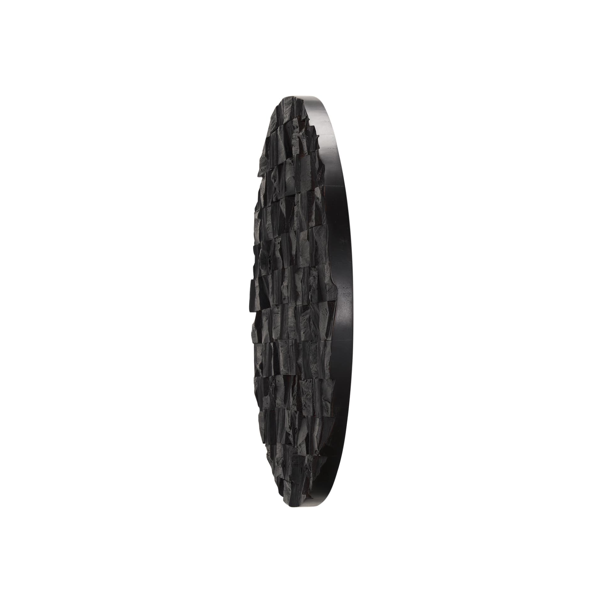 Into the Abyss I Dark Brown Wood 24" Wall Decor — product photograph