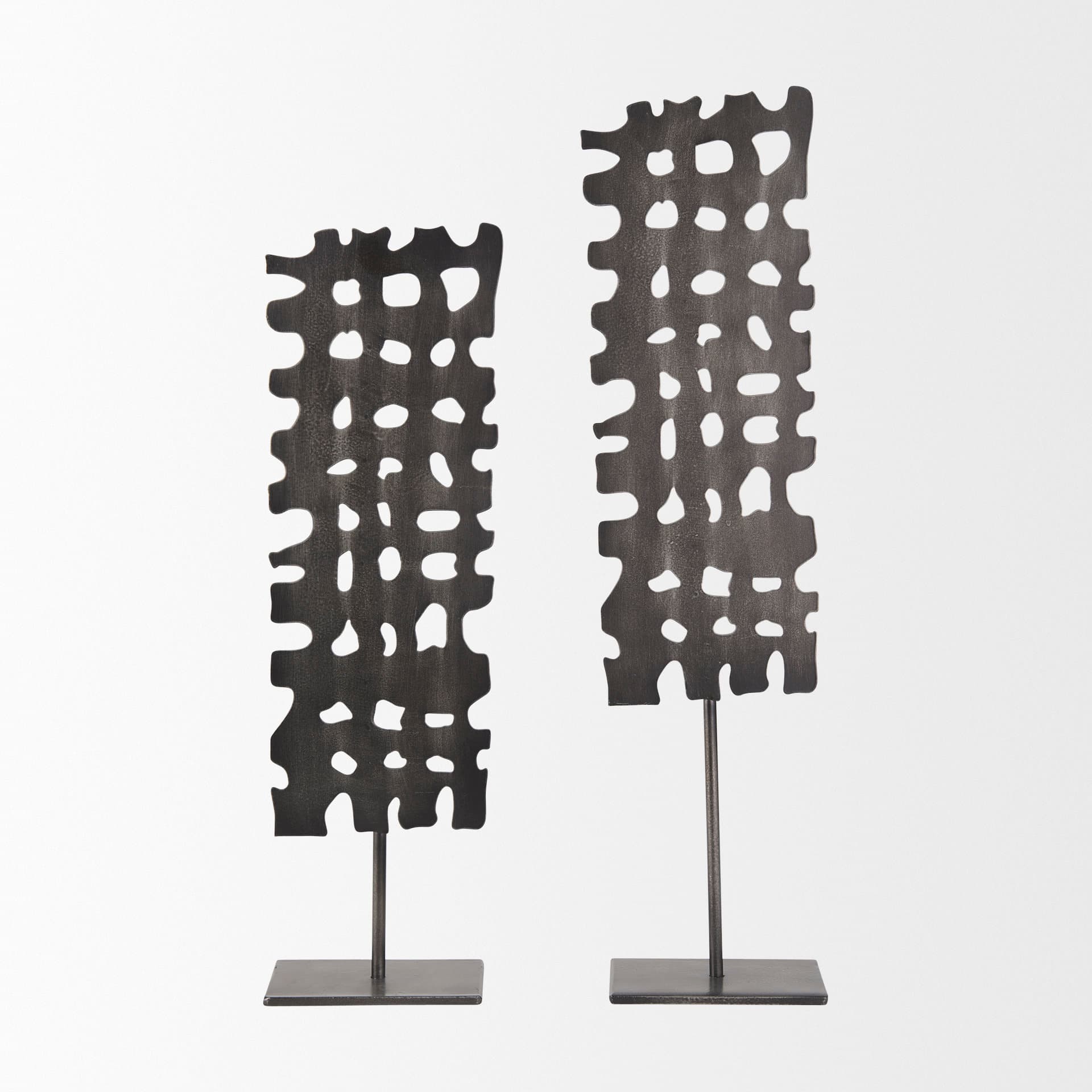 Shaw II (Large) 5L x 3W Gray Rectangular Decorative Object — product photograph