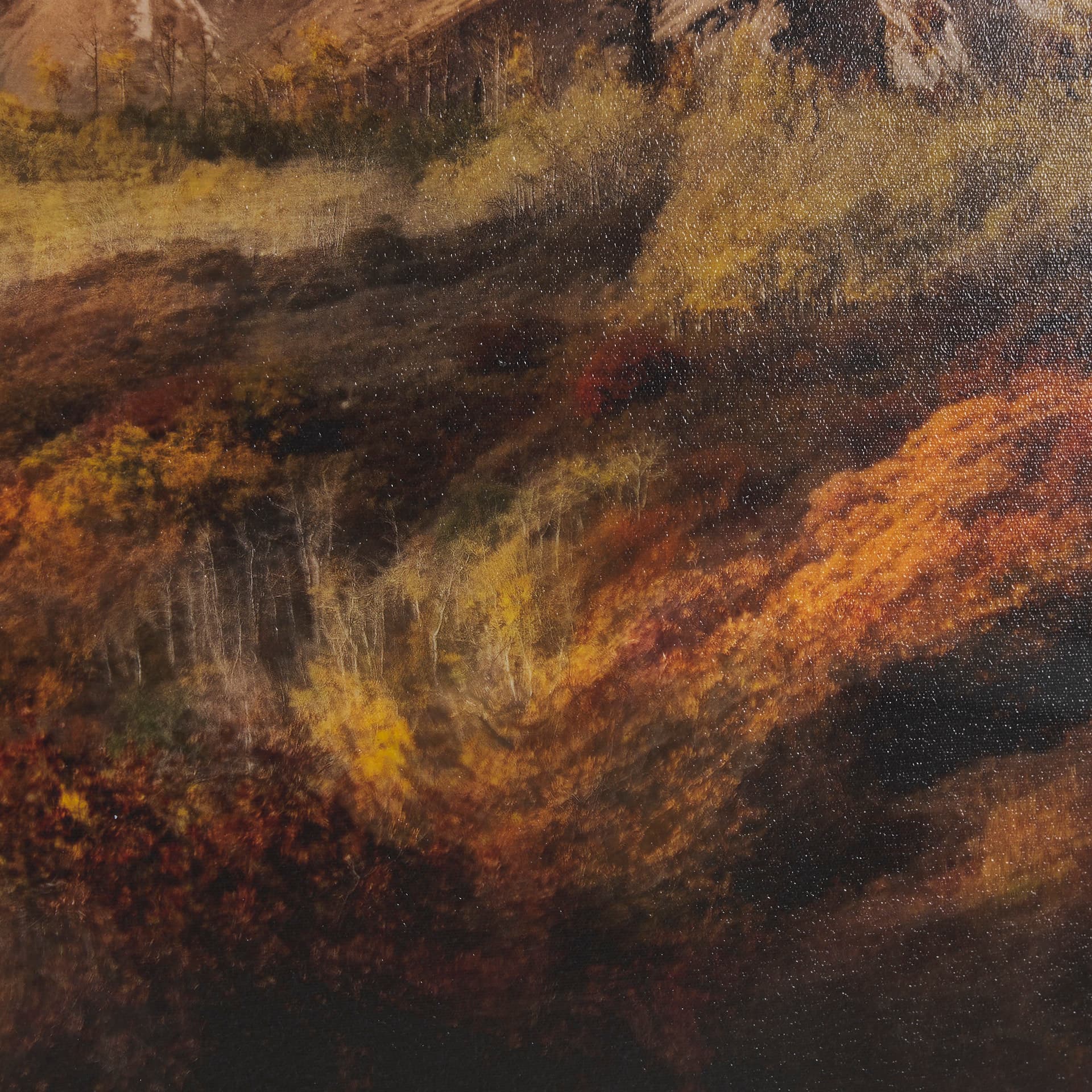 Peak Pursuit by Bobbie Goodrich a Hand Embellished Framed Photo Art Print Matted under Glass — product photograph