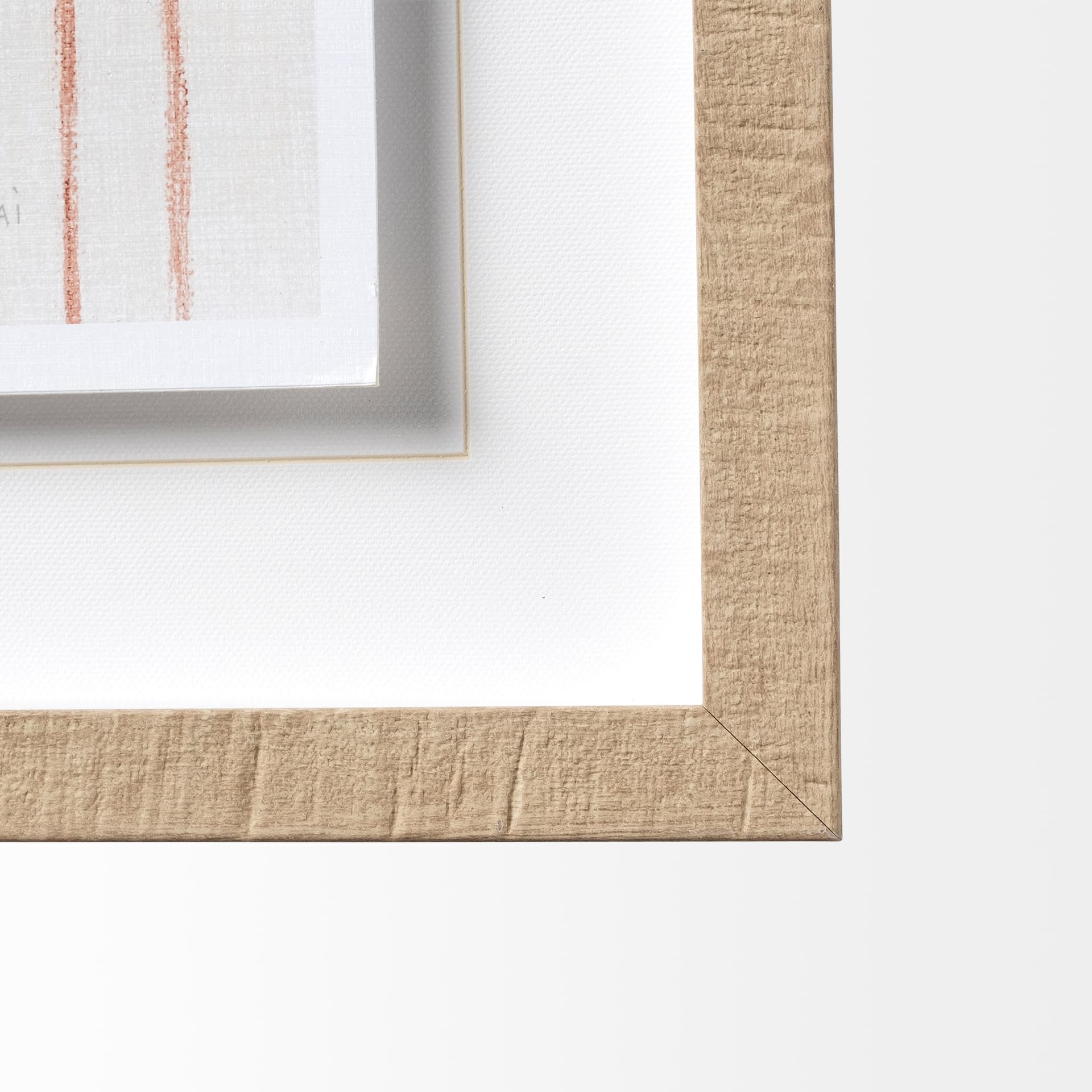 Floursack Kitchen III by Mercana Studio Hand Embellished Textured Framed Art Print Matted under Glas — product photograph