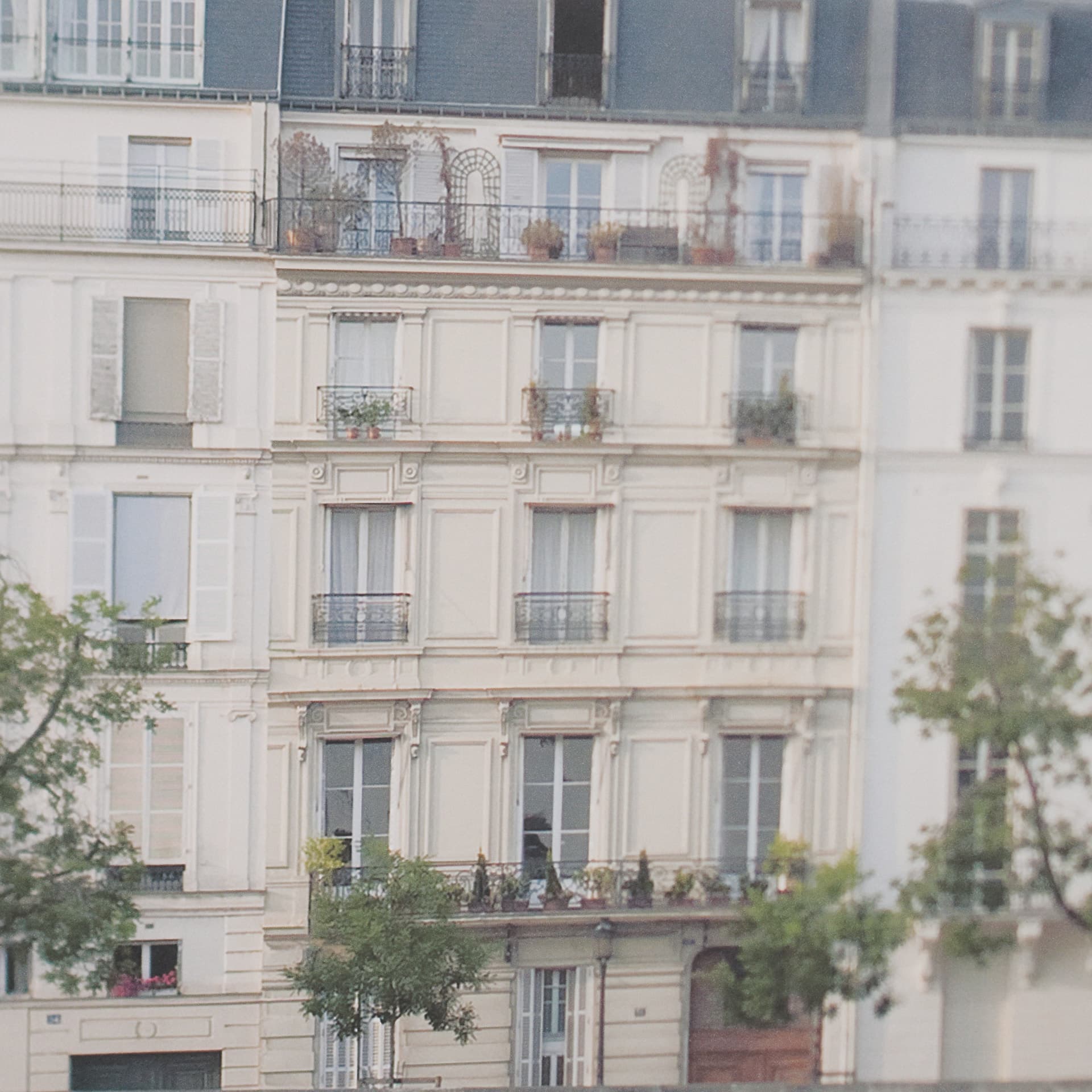 Amour de la Ville by Irene Suchocki a Hand Embellished Textured Framed Art Photo Matted under Glass — product photograph