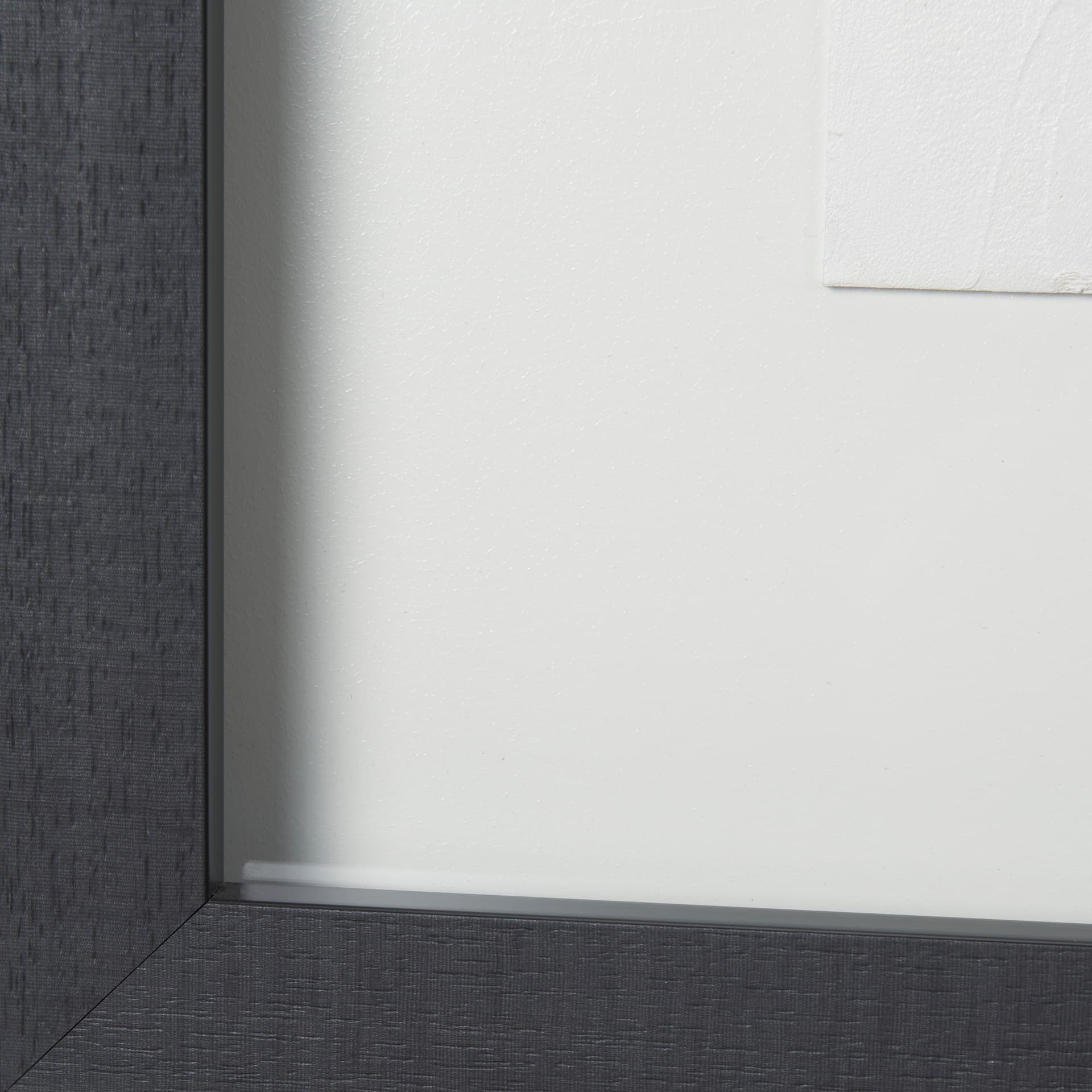 White Vines I by Studio M a handmade Original Framed 3D Textured Artwork under Glass — product photograph