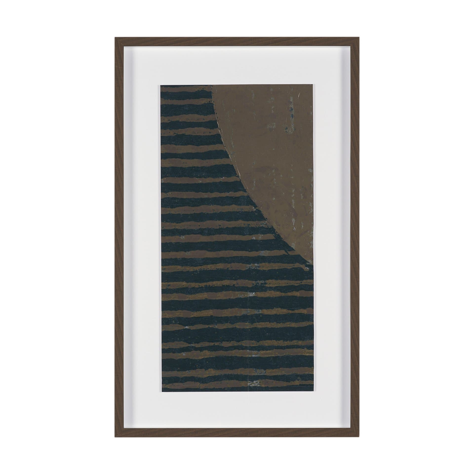 Magnitude II Abstract by Chad Warren a Hand Embellished Framed Print under Glass — product photograph