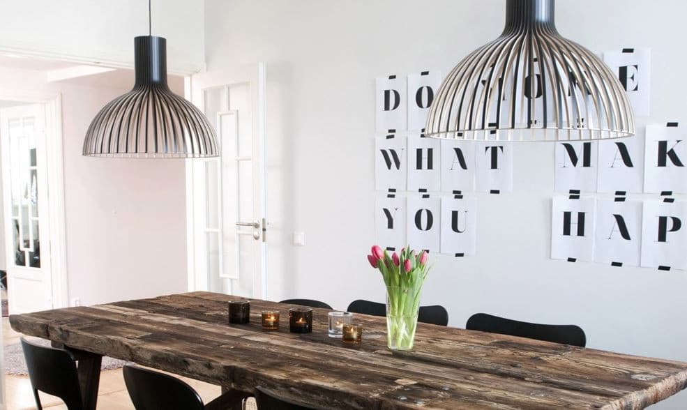 Flute Pendant Light B — product photograph