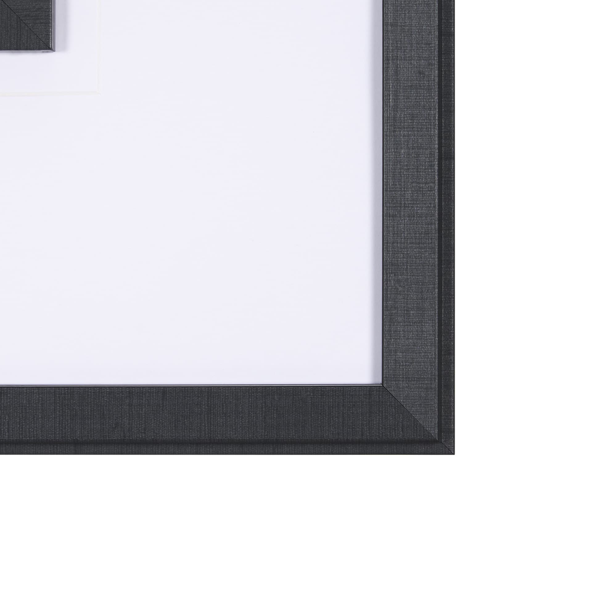 Flower Portrait I by Mercana Studio a Hand Embellished Textured Framed Art Print Matted under Glass — product photograph