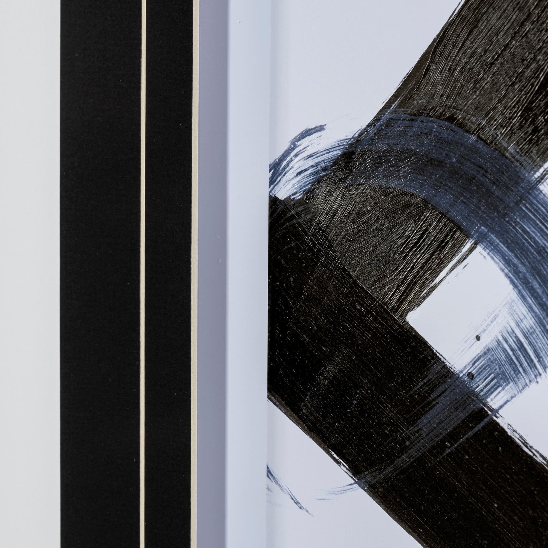 Low Storm I by Mercana Studio a Hand Embellished Textured Framed Art Print Matted under Glass — product photograph