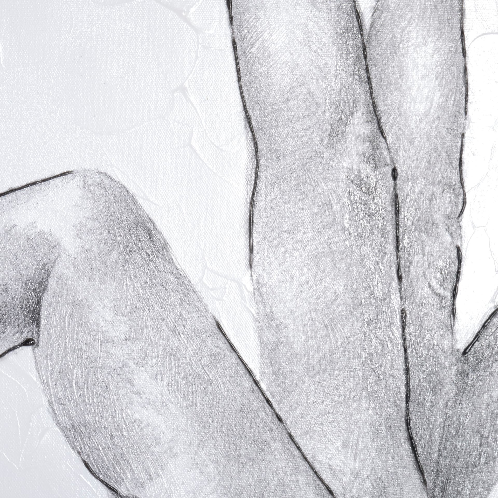 Hand Signs III by Jennifer Paxton Parker a Hand Embellished Textured Canvas — product photograph