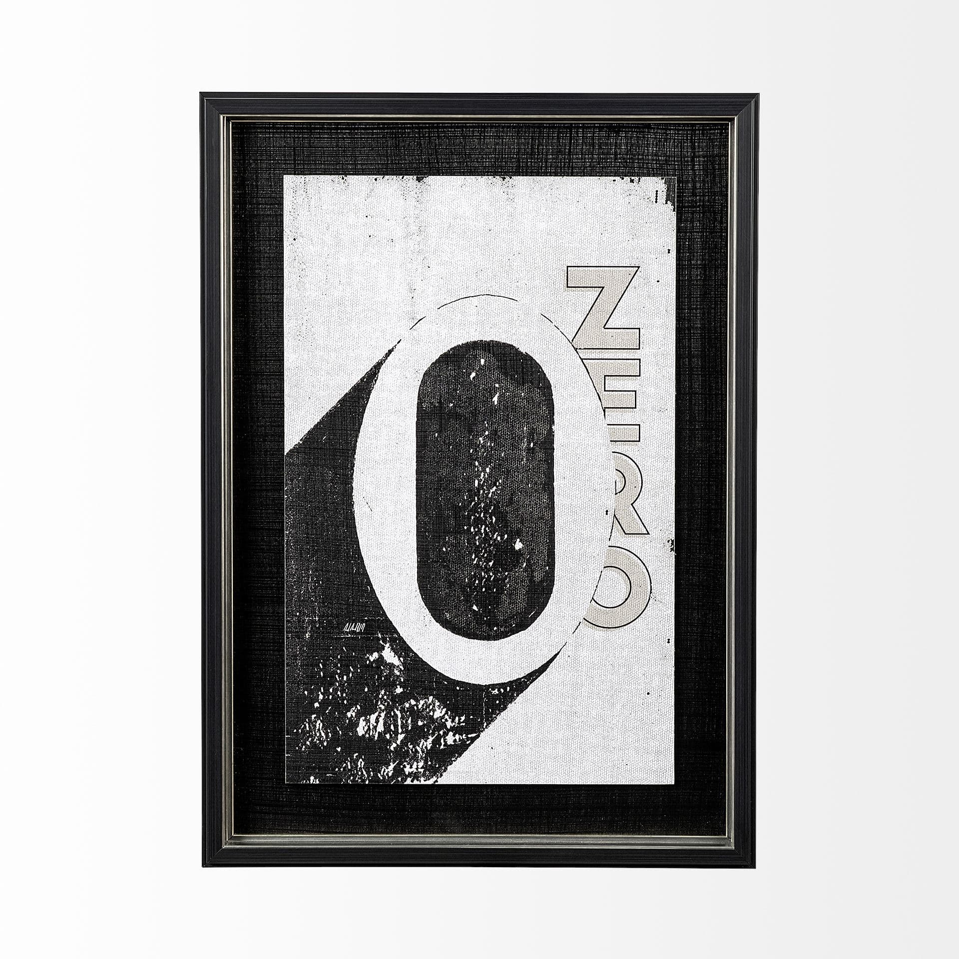 Value Collector 0 by Mercana Studio a Hand Embellished Textured Framed Art Print — product photograph