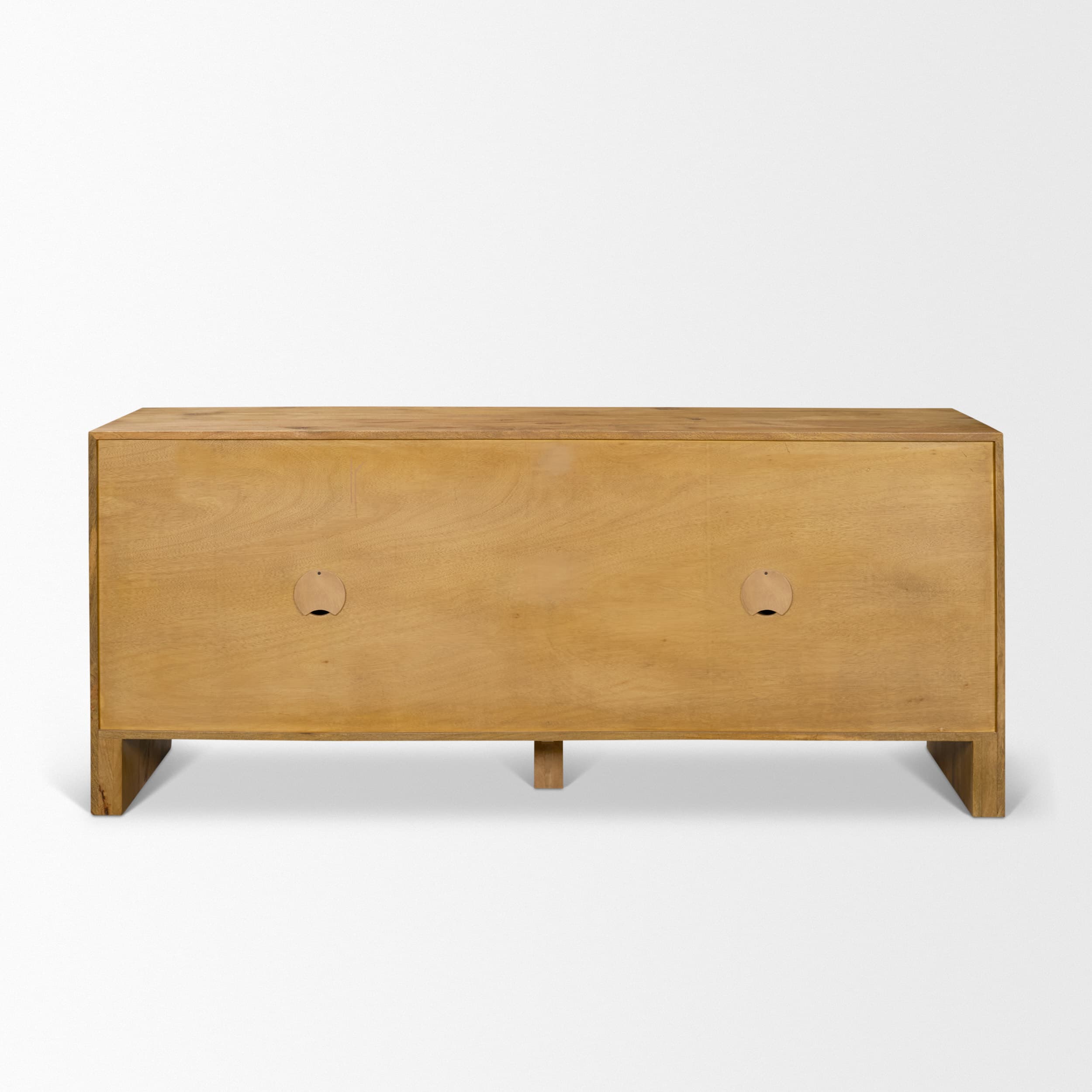 Notts Brown Wood 4-Door Closed Sideboard — product photograph