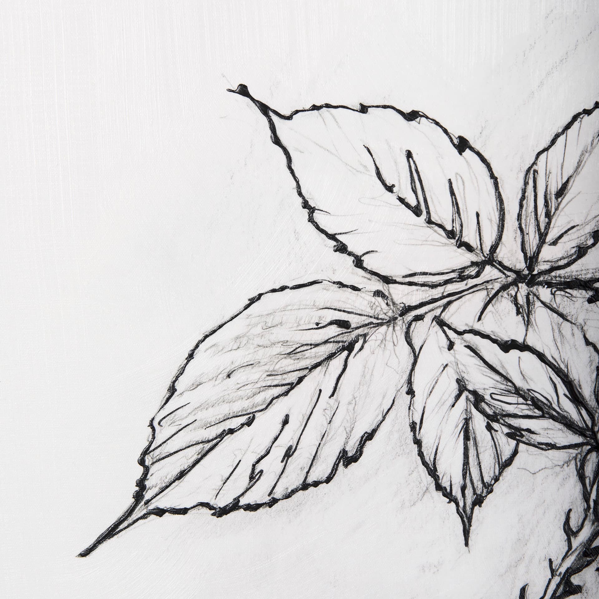 Wildberry Collection Blackberry by Ariana a Hand Embellished Textured Canvas — product photograph