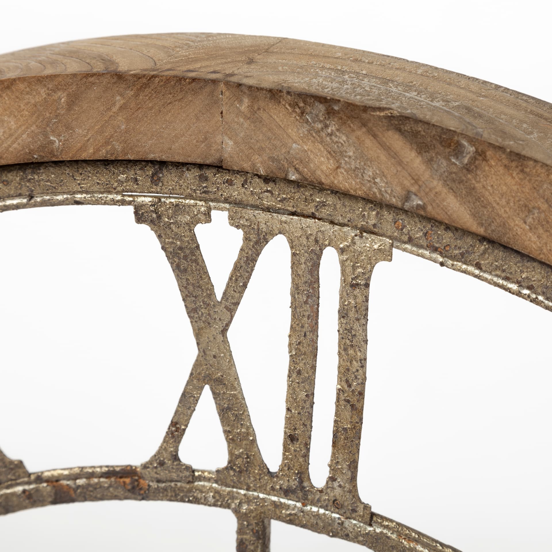Mething Light Brown 25" Medium Farmhouse Wall Clock — product photograph
