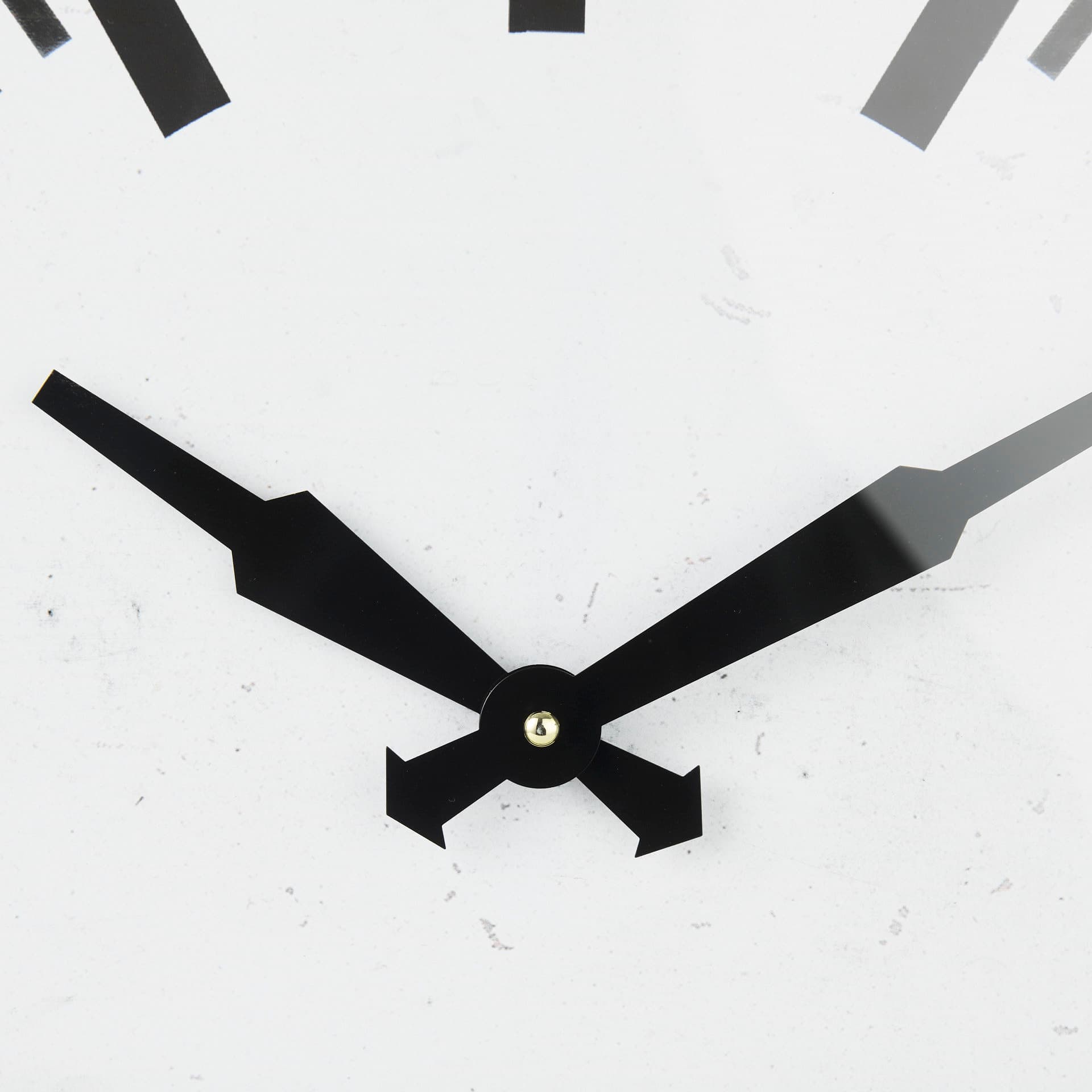 Felix Gray Metal Square Table Clock — product photograph