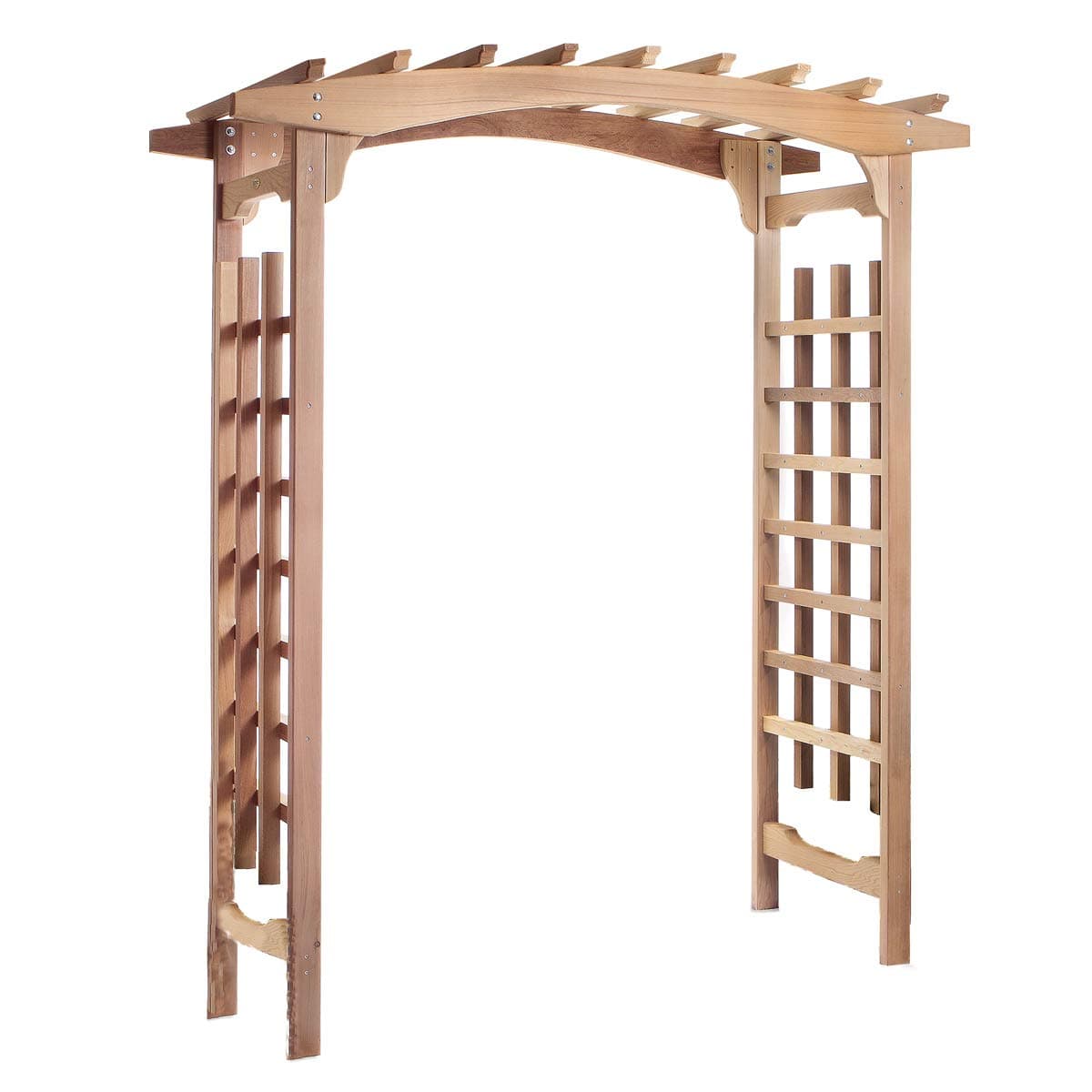 6-Ft Cedar Garden Arbor — product photograph