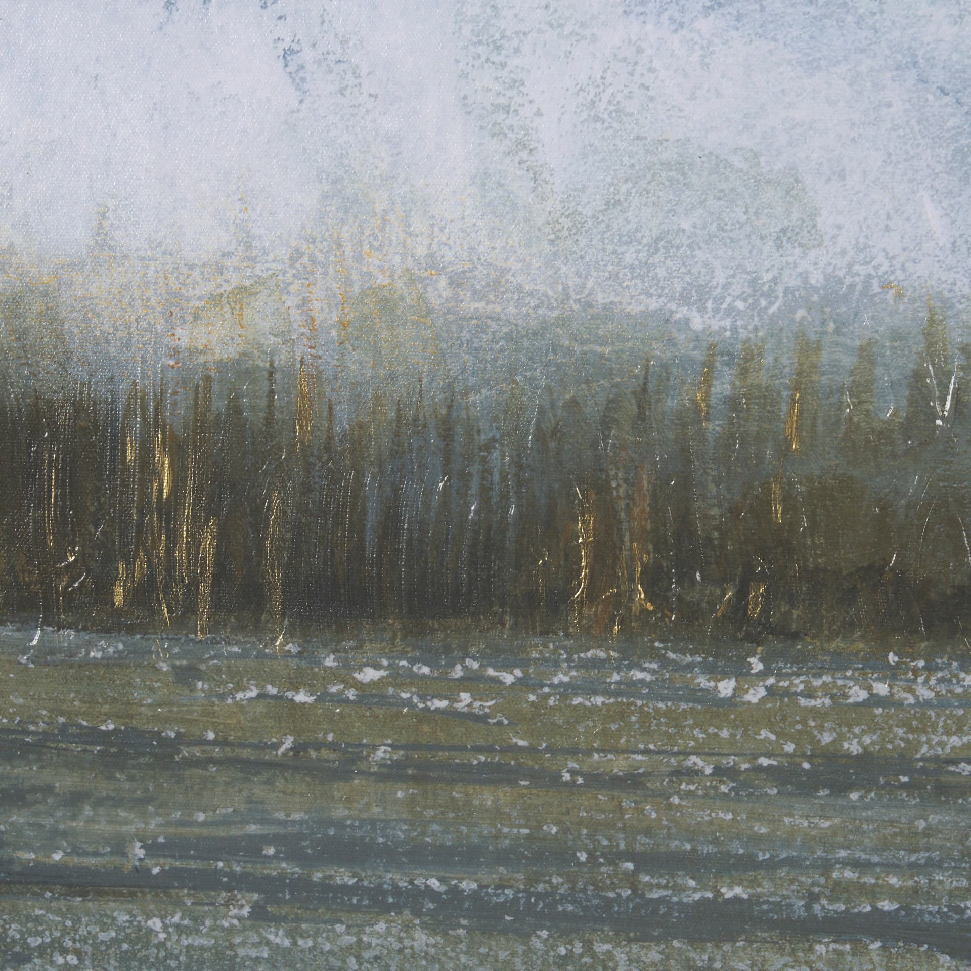 Spring is Coming II by Mercana Studio a Hand Embellished Textured Framed Canvas — product photograph