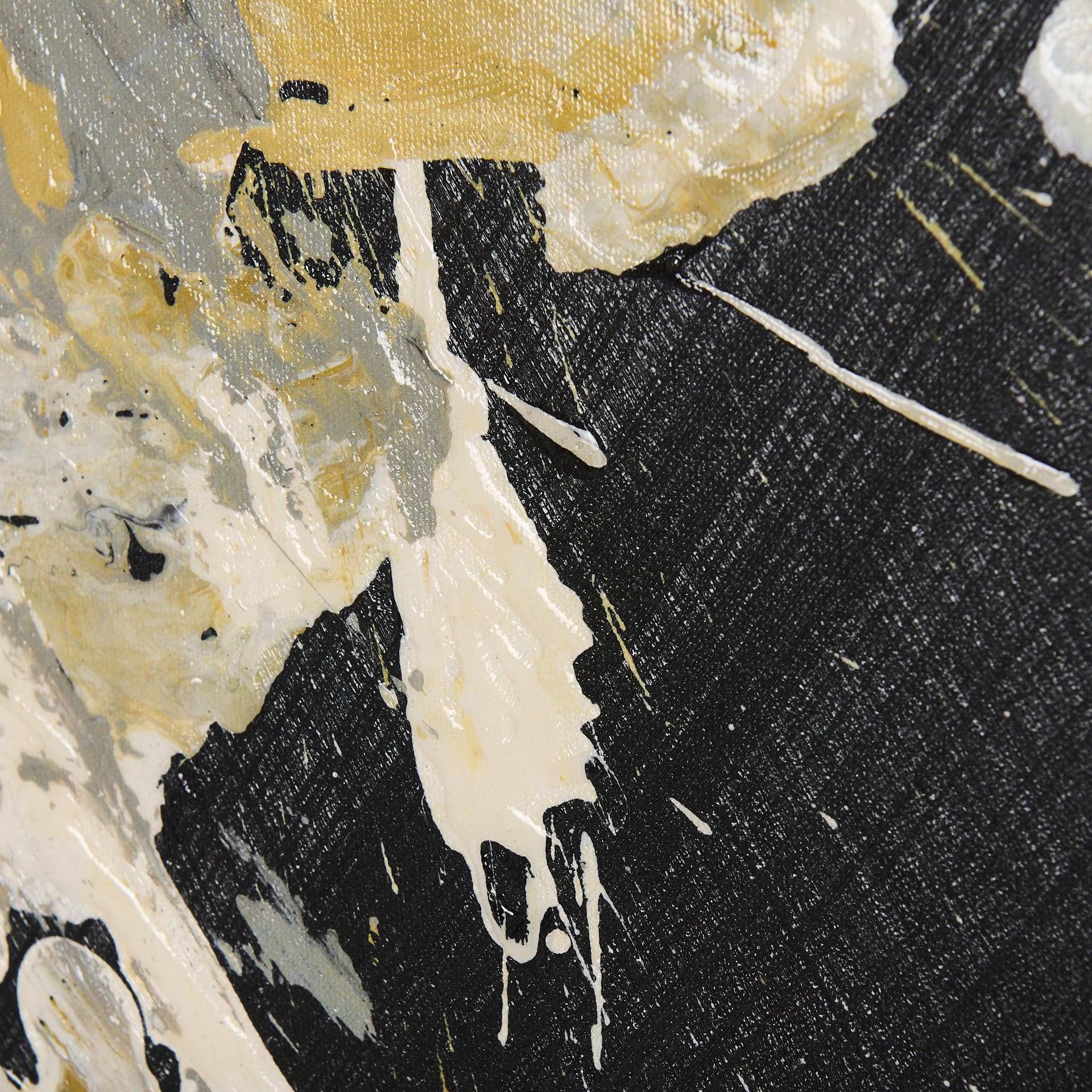Cosmos II by Mercana Studio a Hand Embellished Textured Canvas — product photograph