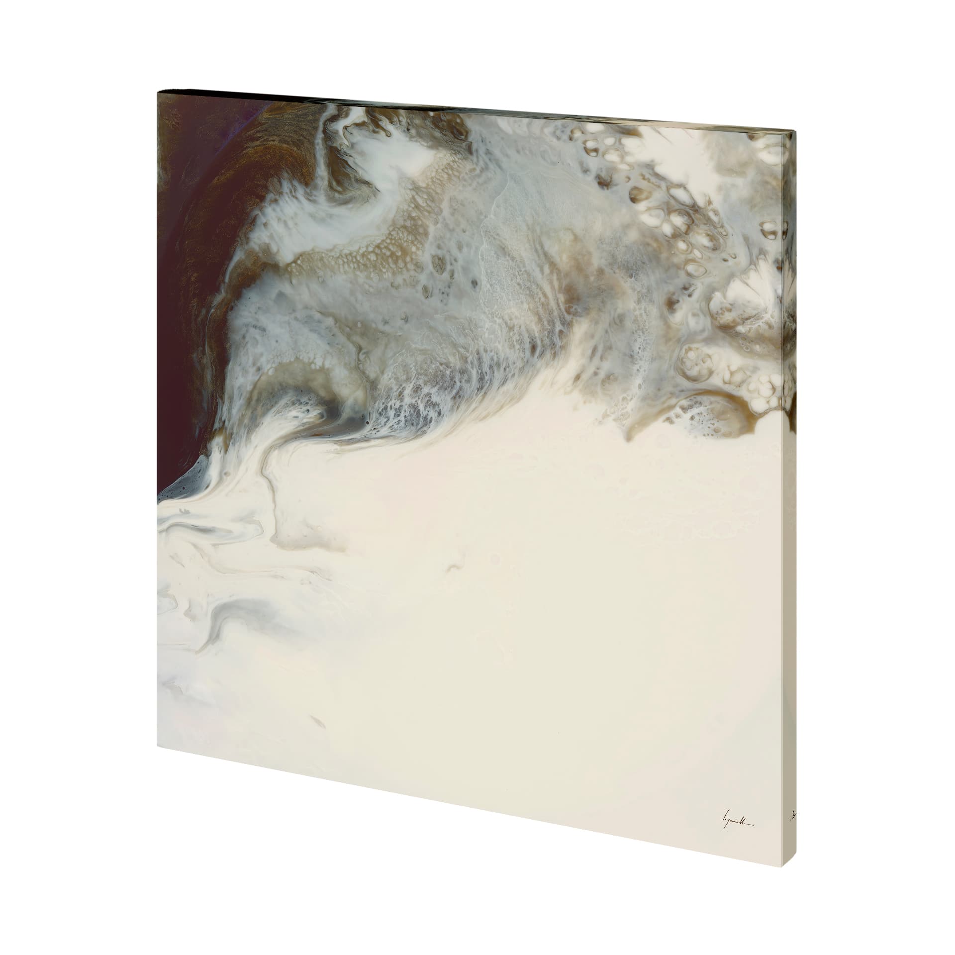 Threshold II by Gabrielle Crawford a Hand Embellished Textured Canvas — product photograph
